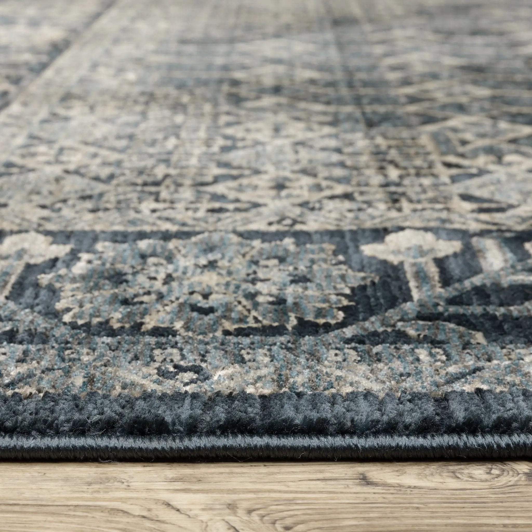 Capella CAP03 Deep Blue/ Ivory Area Rug by Oriental Weavers