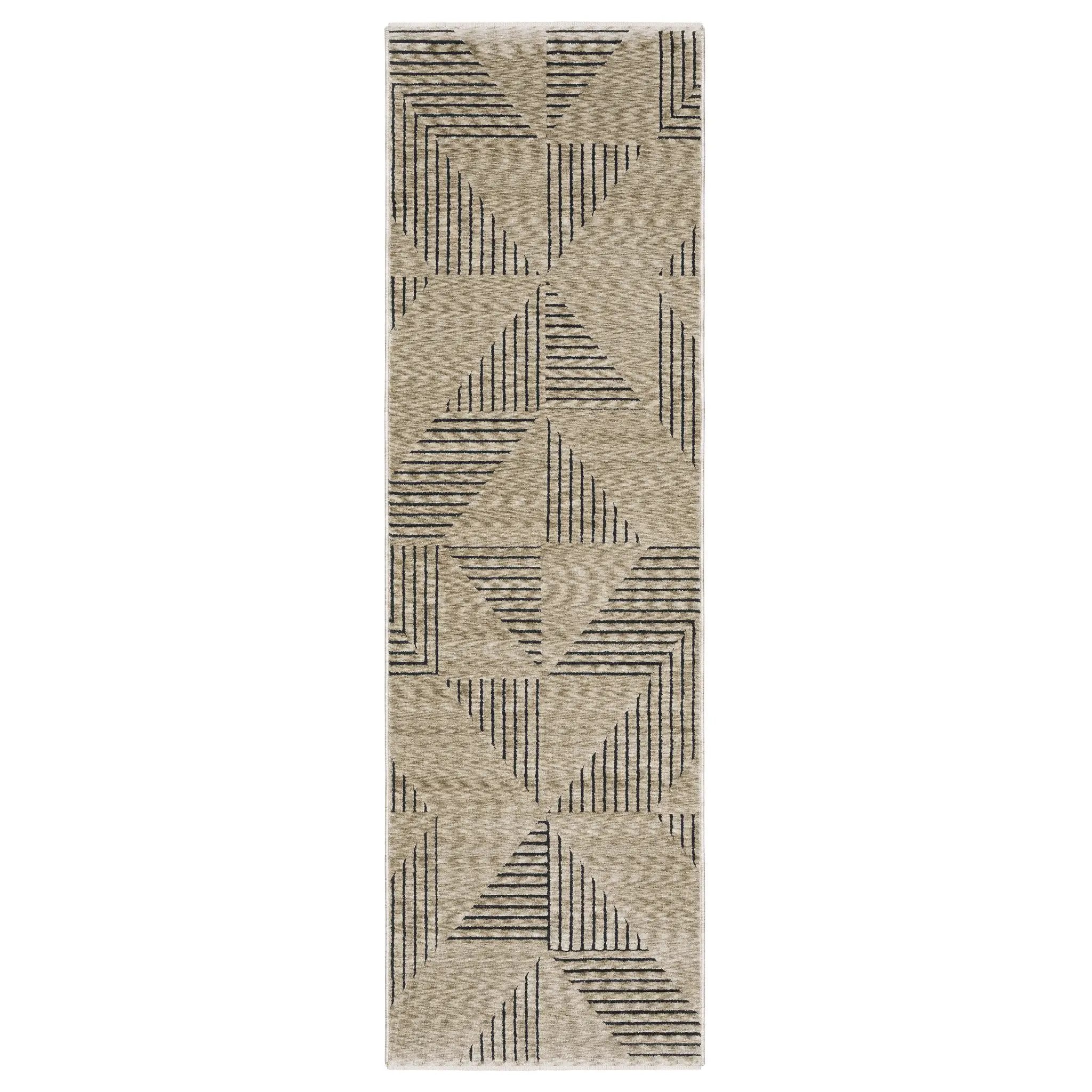 Capella CAP04 Beige/ Deep Navy Area Rug by Oriental Weavers