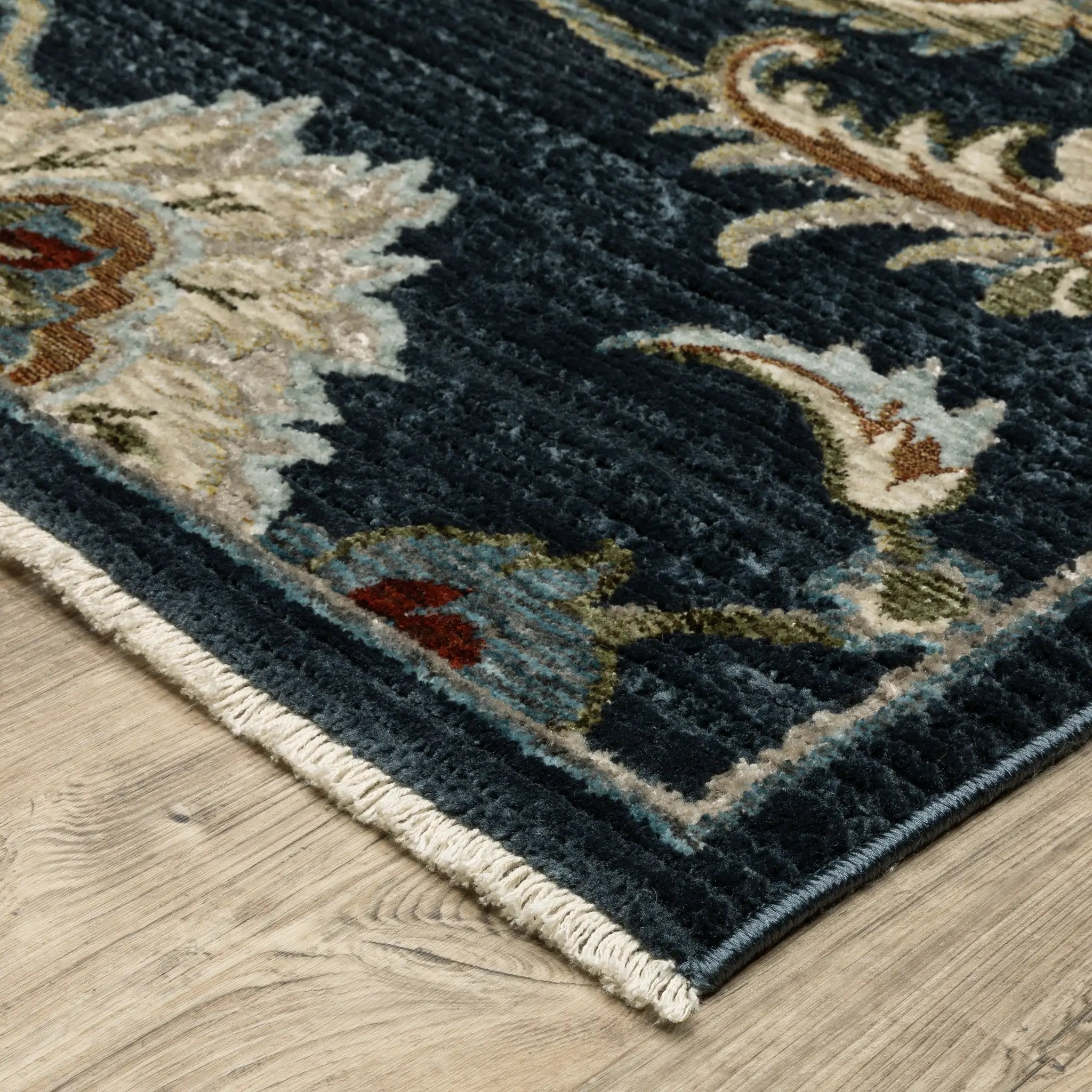 Capella CAP05 Navy Blue/ Multi Area Rug by Oriental Weavers