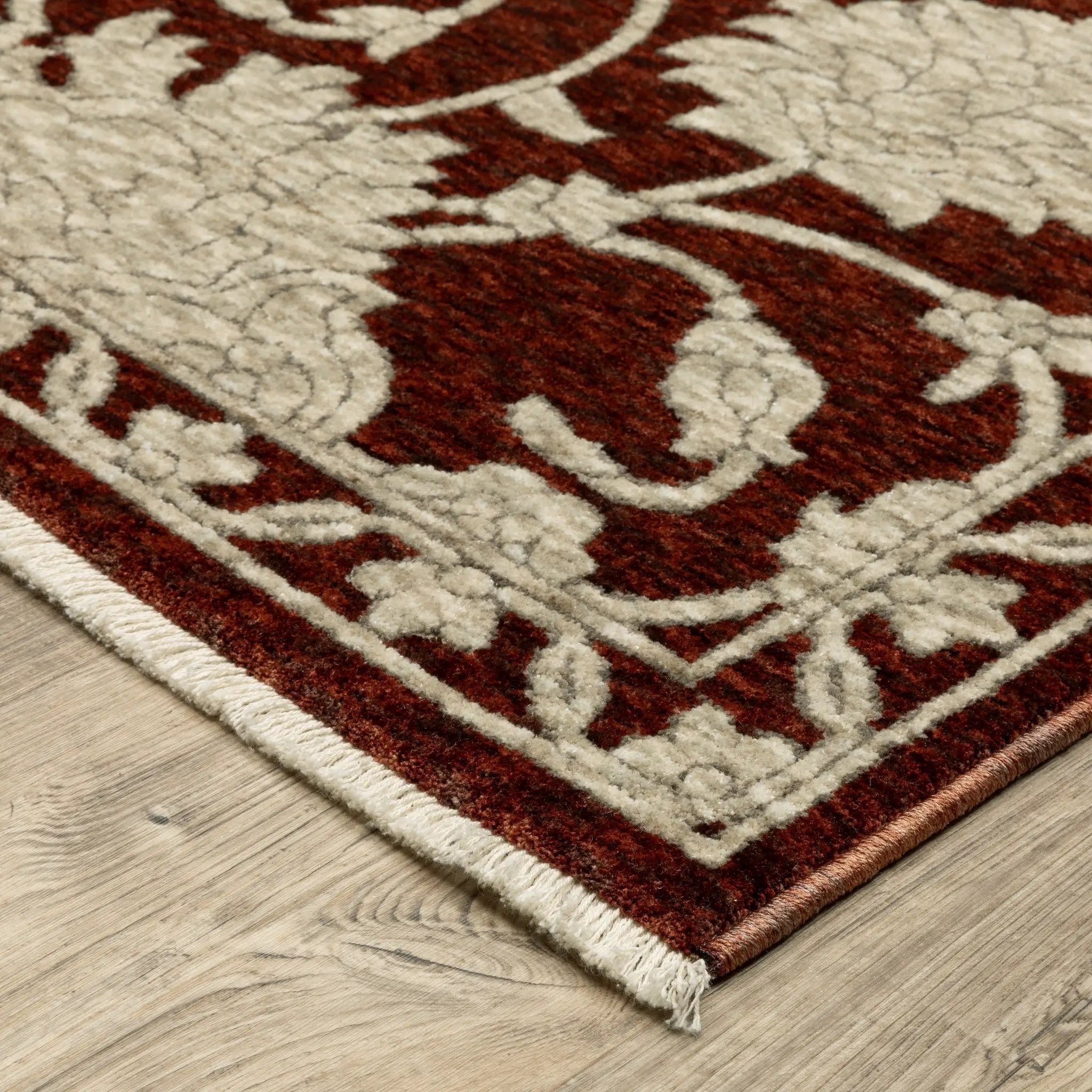 Capella CAP08 Rust Red/ Beige Area Rug by Oriental Weavers