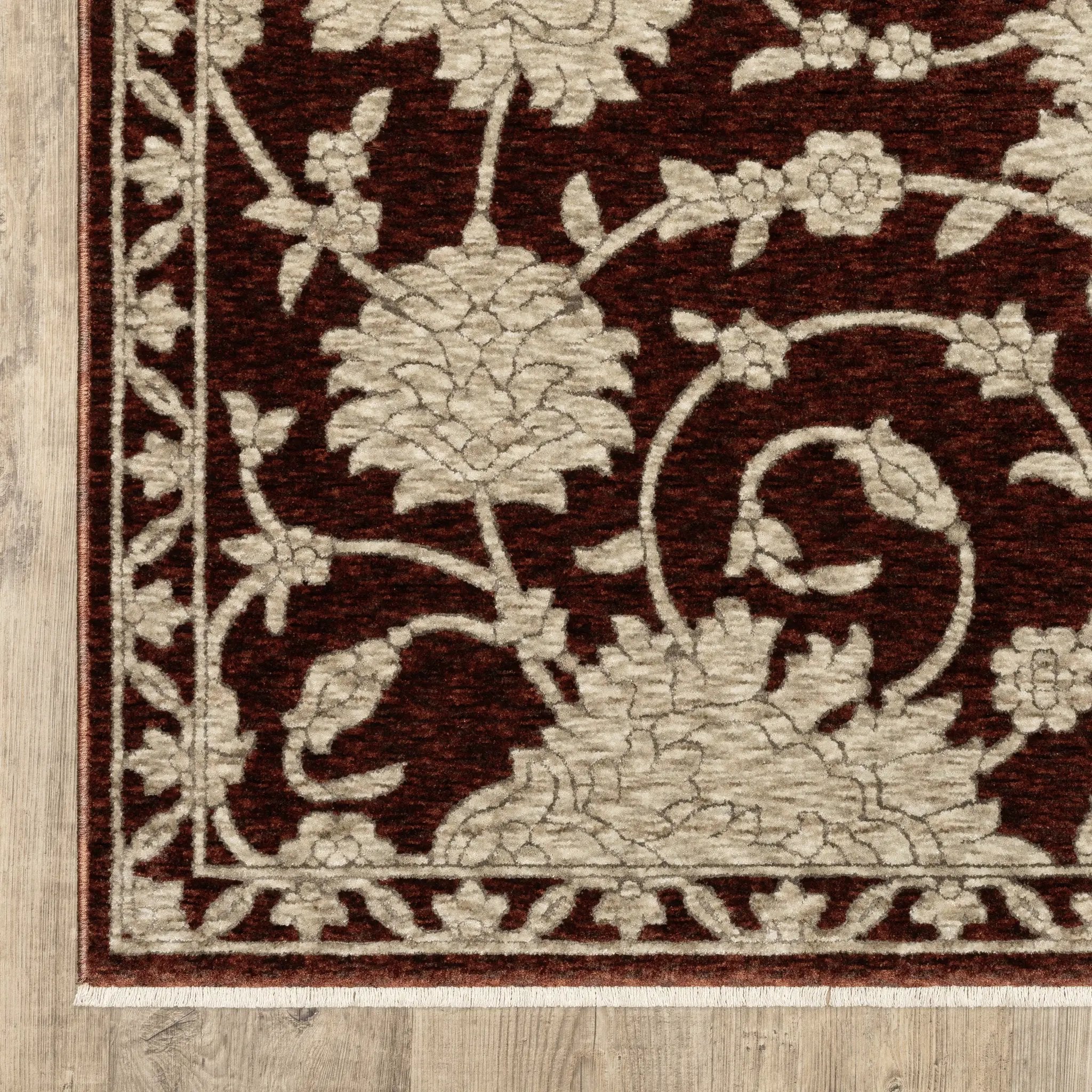 Capella CAP08 Rust Red/ Beige Area Rug by Oriental Weavers