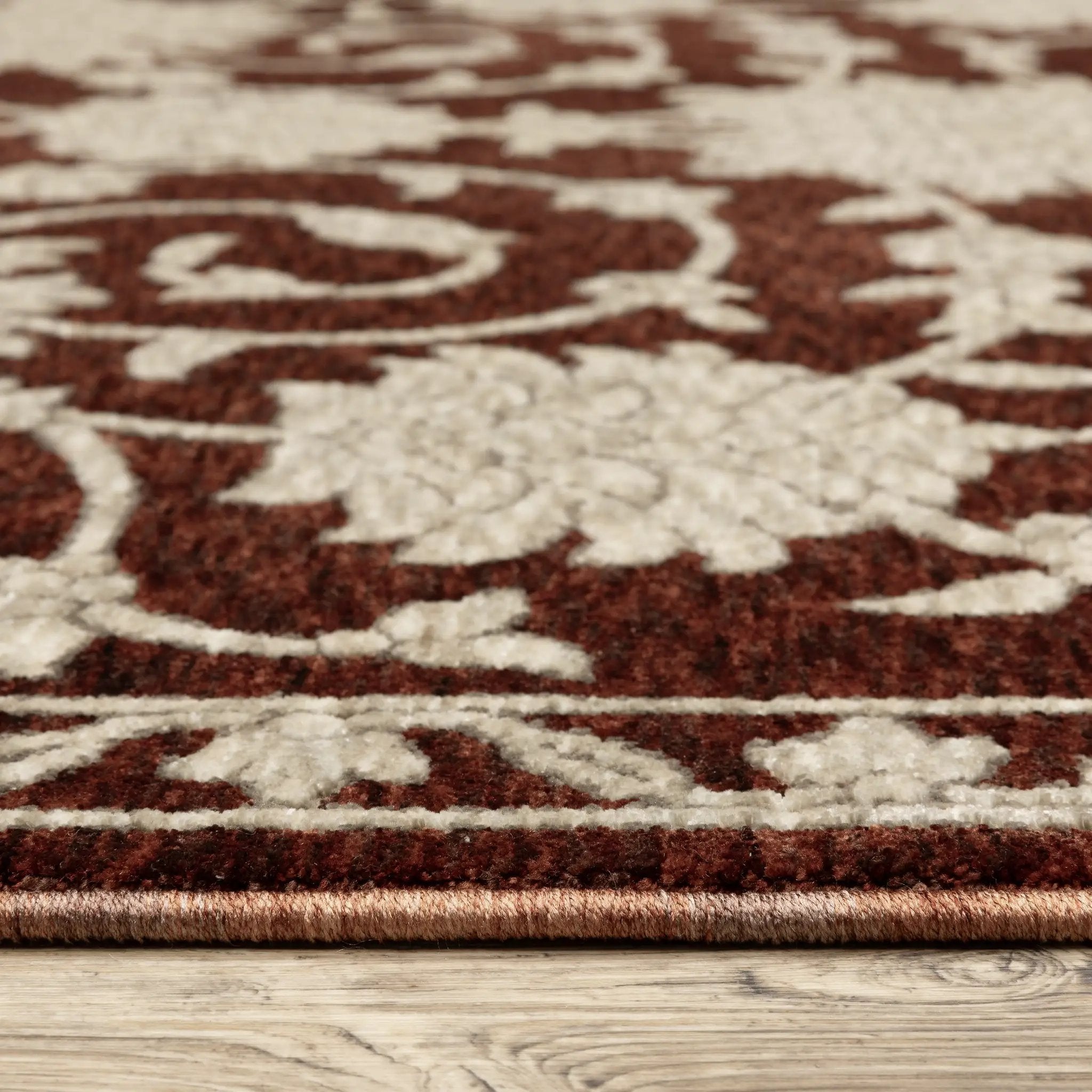 Capella CAP08 Rust Red/ Beige Area Rug by Oriental Weavers