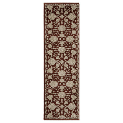 Oriental Weavers Capella CAP08 soft transitional rug featuring textured design in rust red/ beige tones