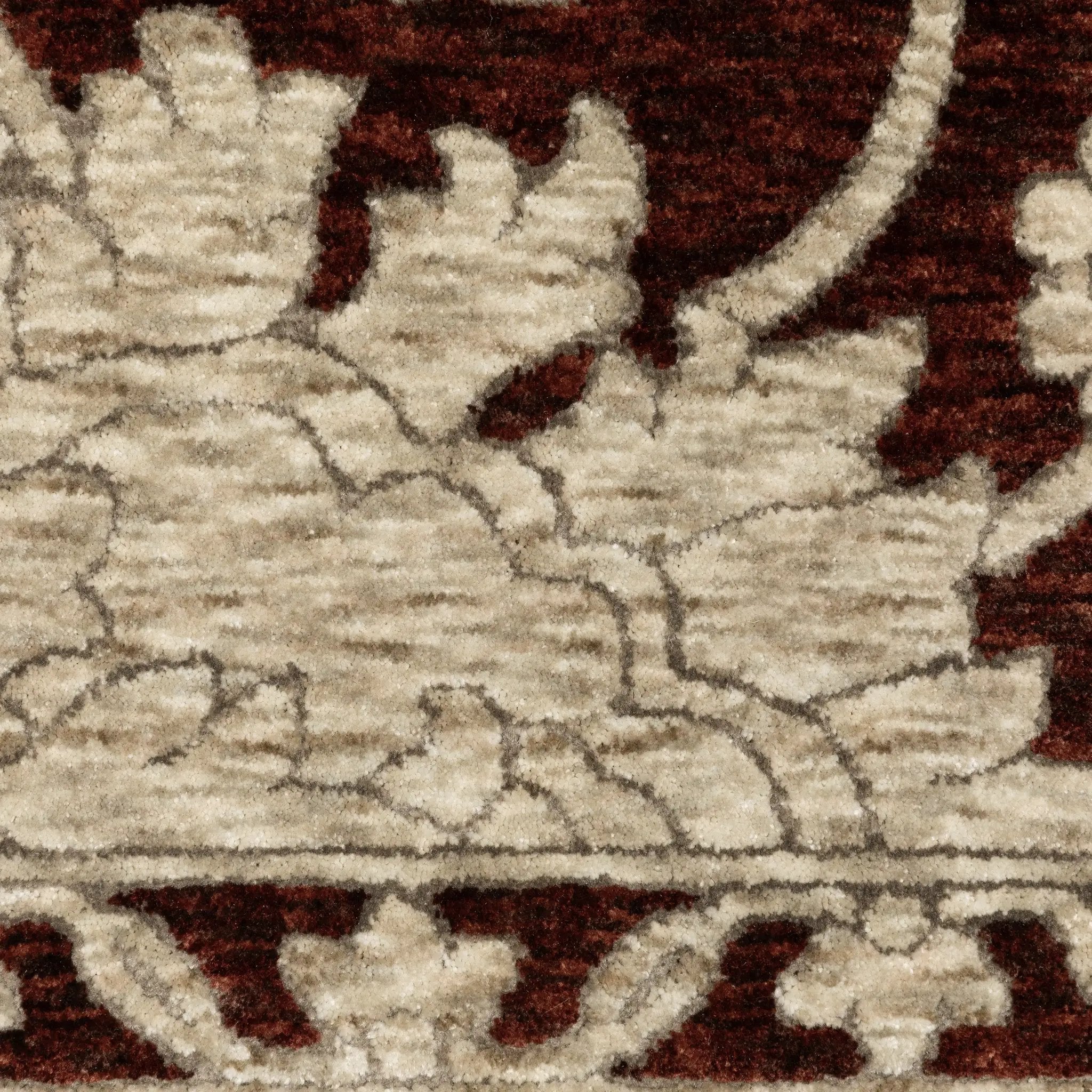 Capella CAP08 Rust Red/ Beige Area Rug by Oriental Weavers