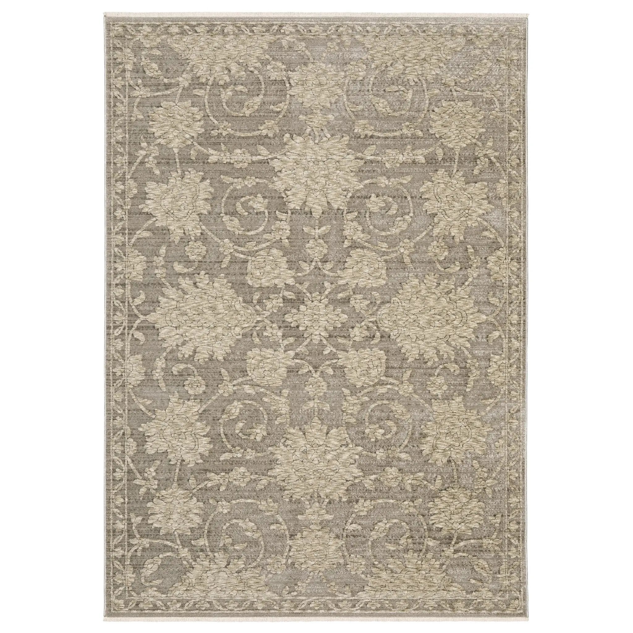 Capella CAP09 Grey/ Beige Area Rug by Oriental Weavers