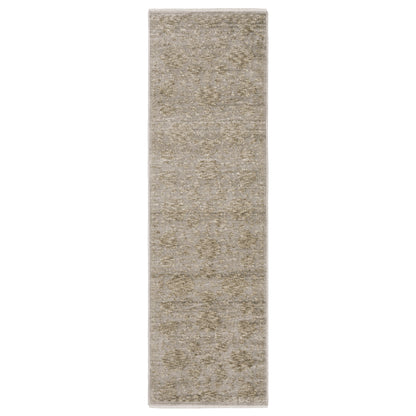 Oriental Weavers Capella CAP09 soft transitional rug featuring textured design in grey/ beige tones