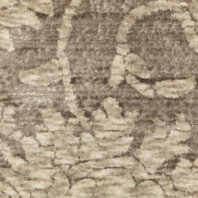 Oriental Weavers Capella CAP09 soft transitional rug featuring textured design in grey/ beige tones