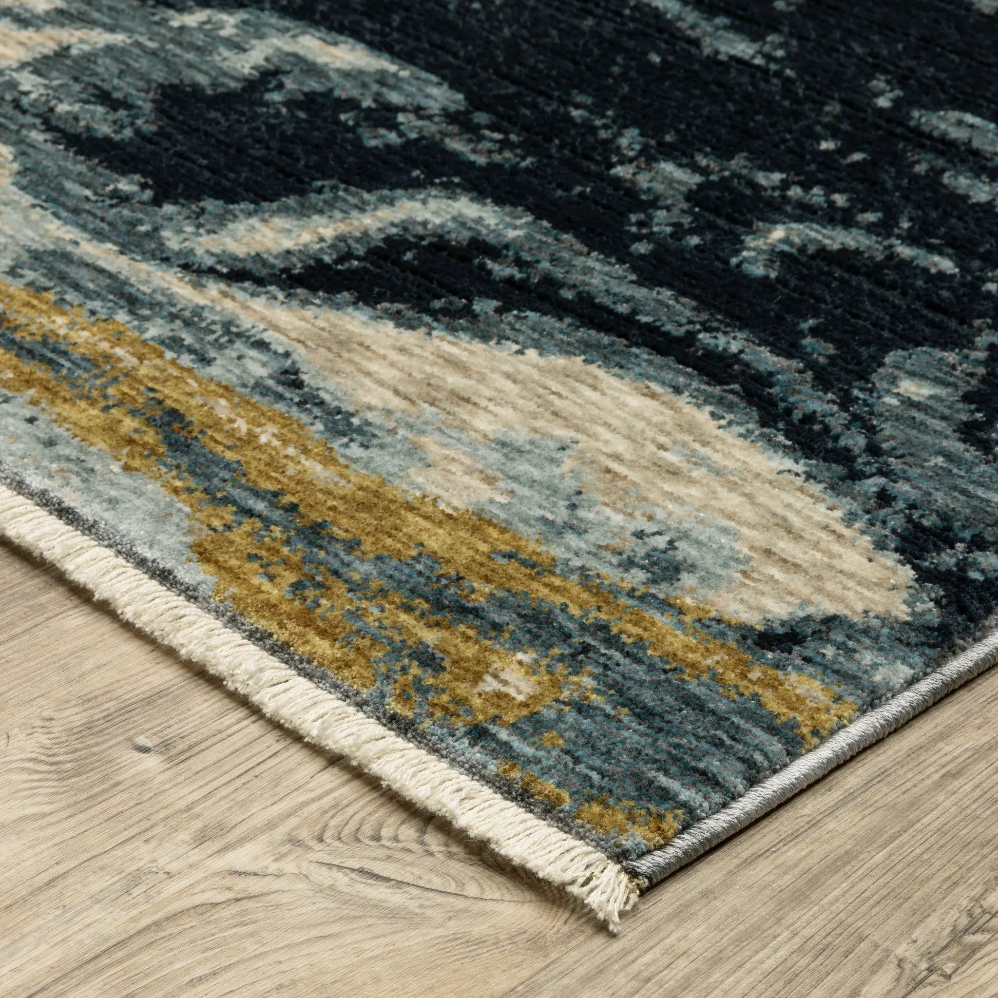 Capella CAP10 Navy Blue/ Teal Area Rug by Oriental Weavers