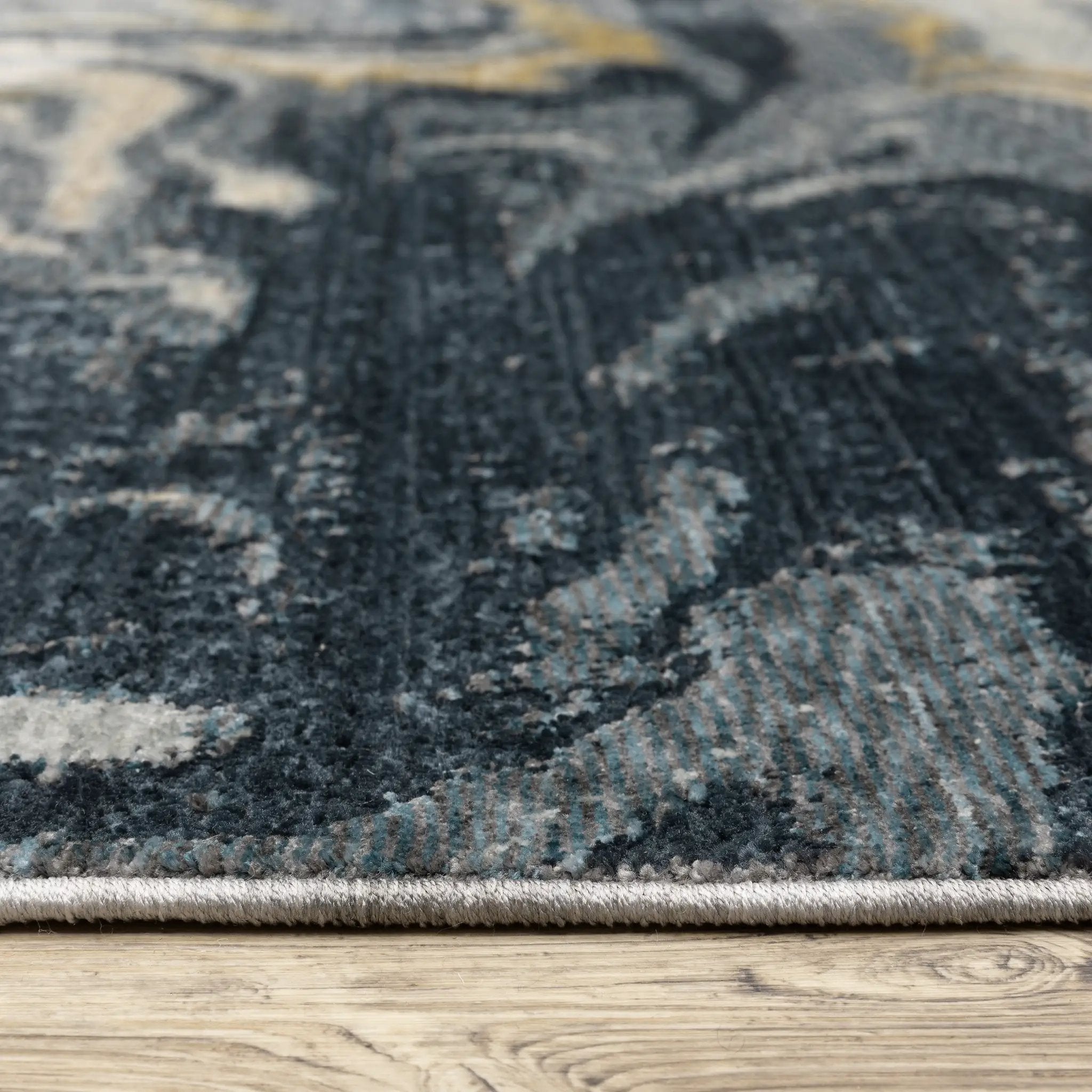 Capella CAP10 Navy Blue/ Teal Area Rug by Oriental Weavers