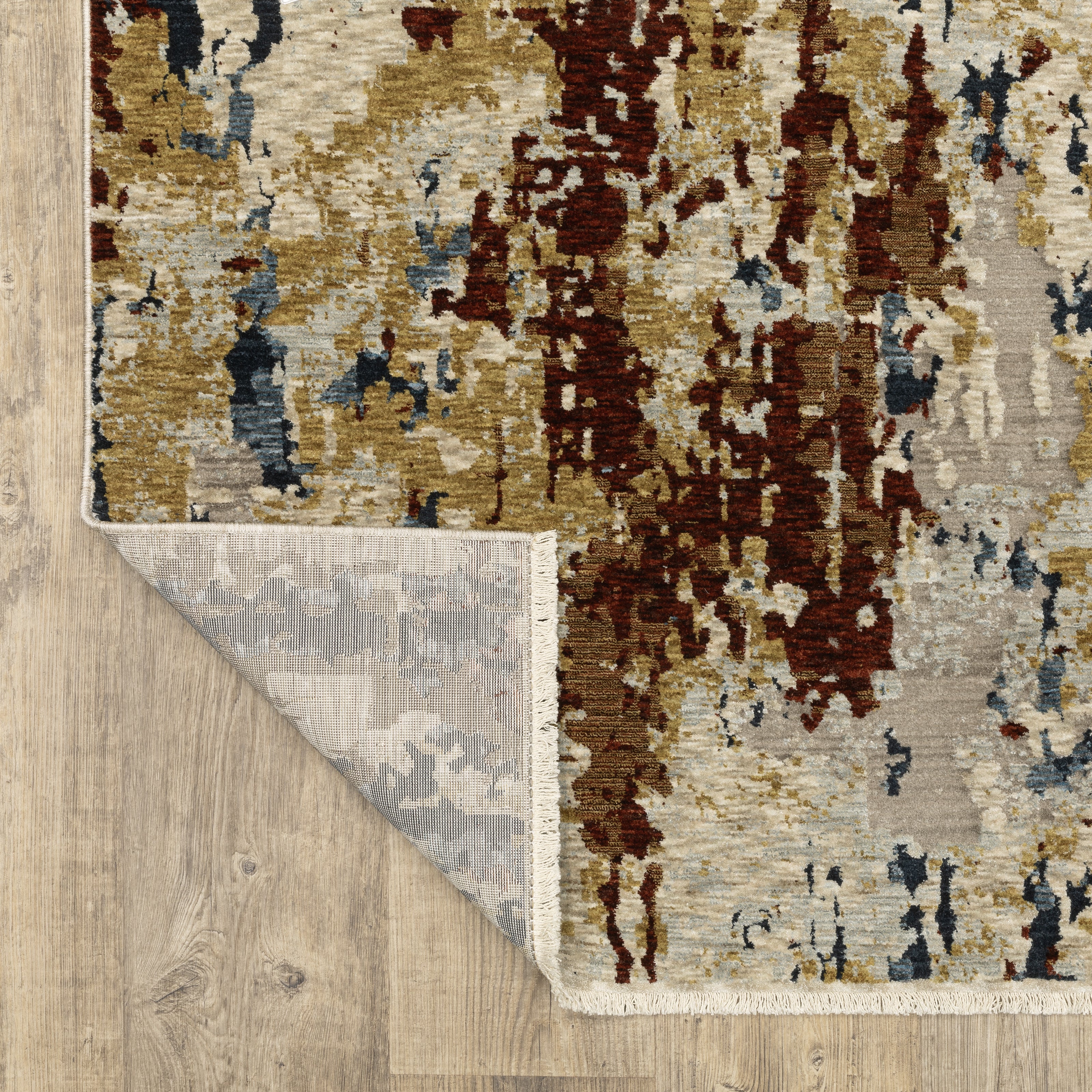 Oriental Weavers Capella CAP11 soft transitional rug featuring textured design in beige/ multi tones