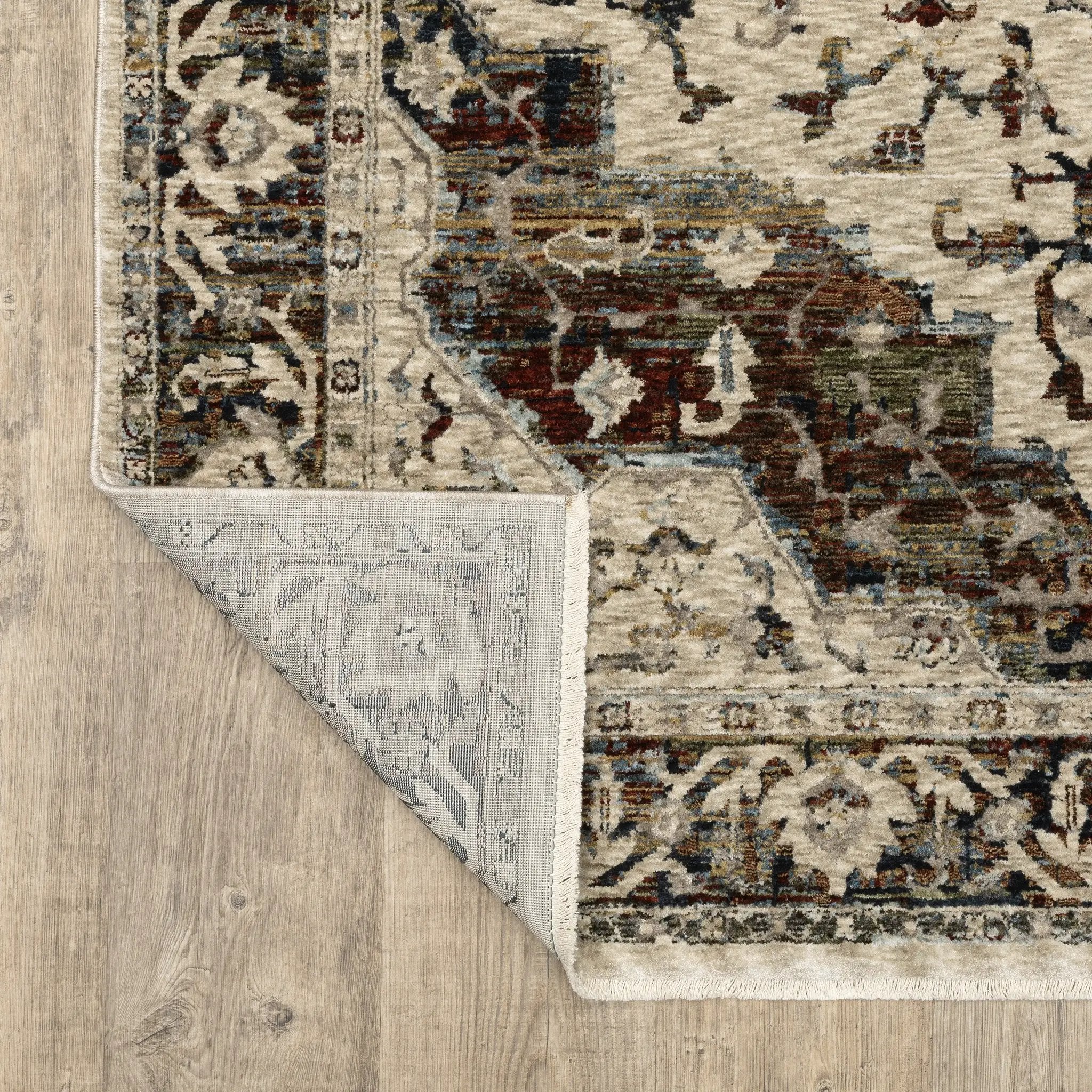 Capella CAP12 Beige/ Multi Area Rug by Oriental Weavers