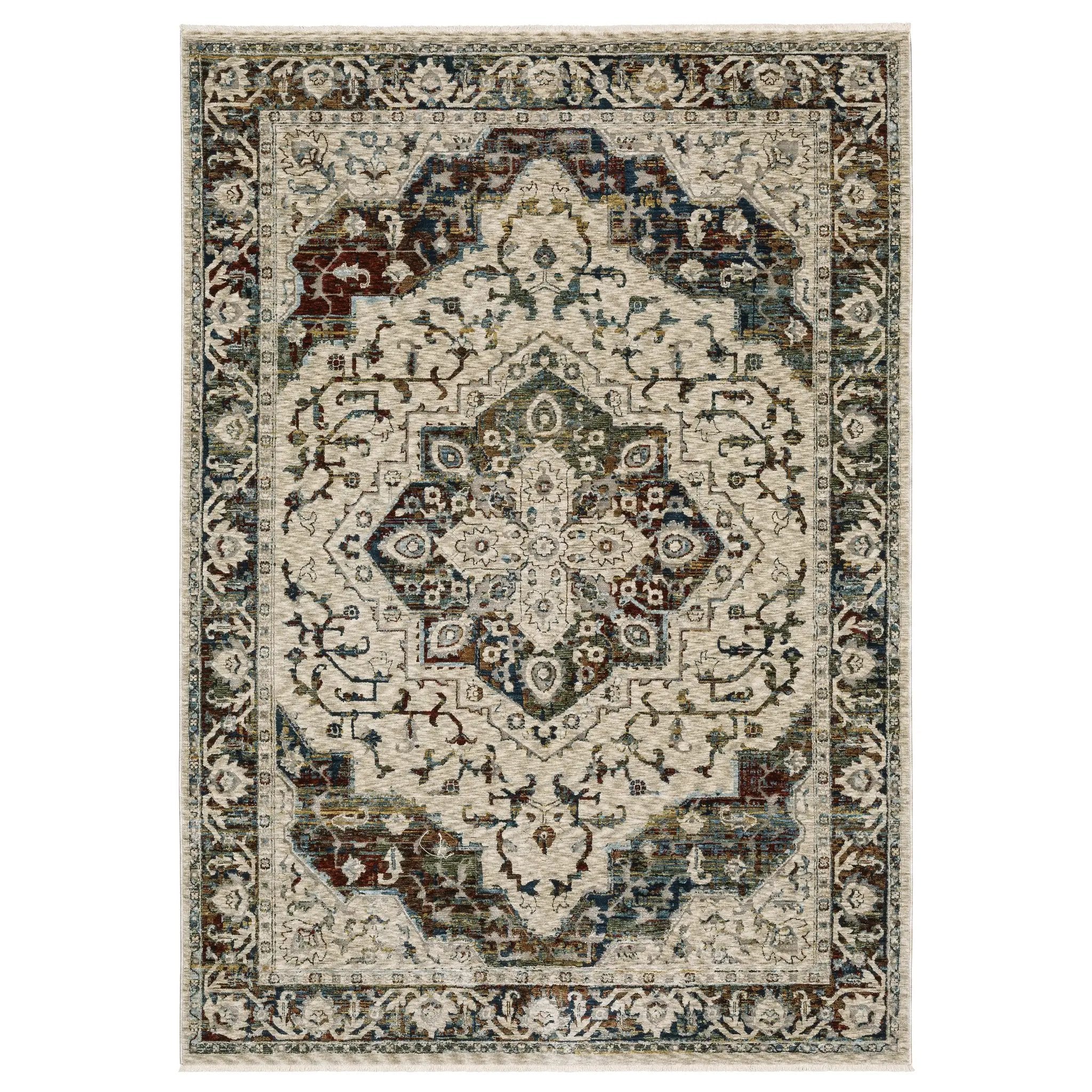Capella CAP12 Beige/ Multi Area Rug by Oriental Weavers