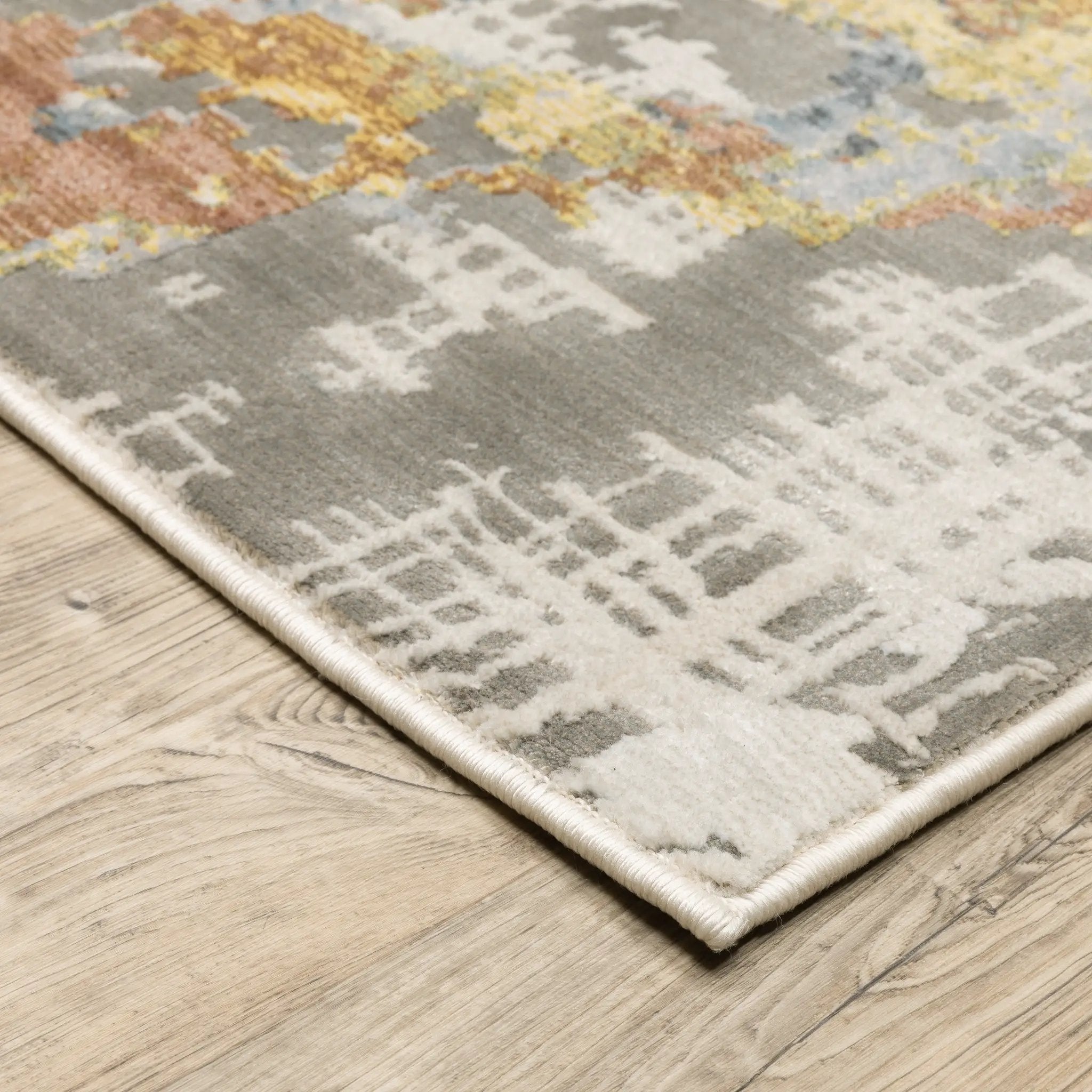 Caravan 1340W Grey/ Blue Area Rug by Oriental Weavers