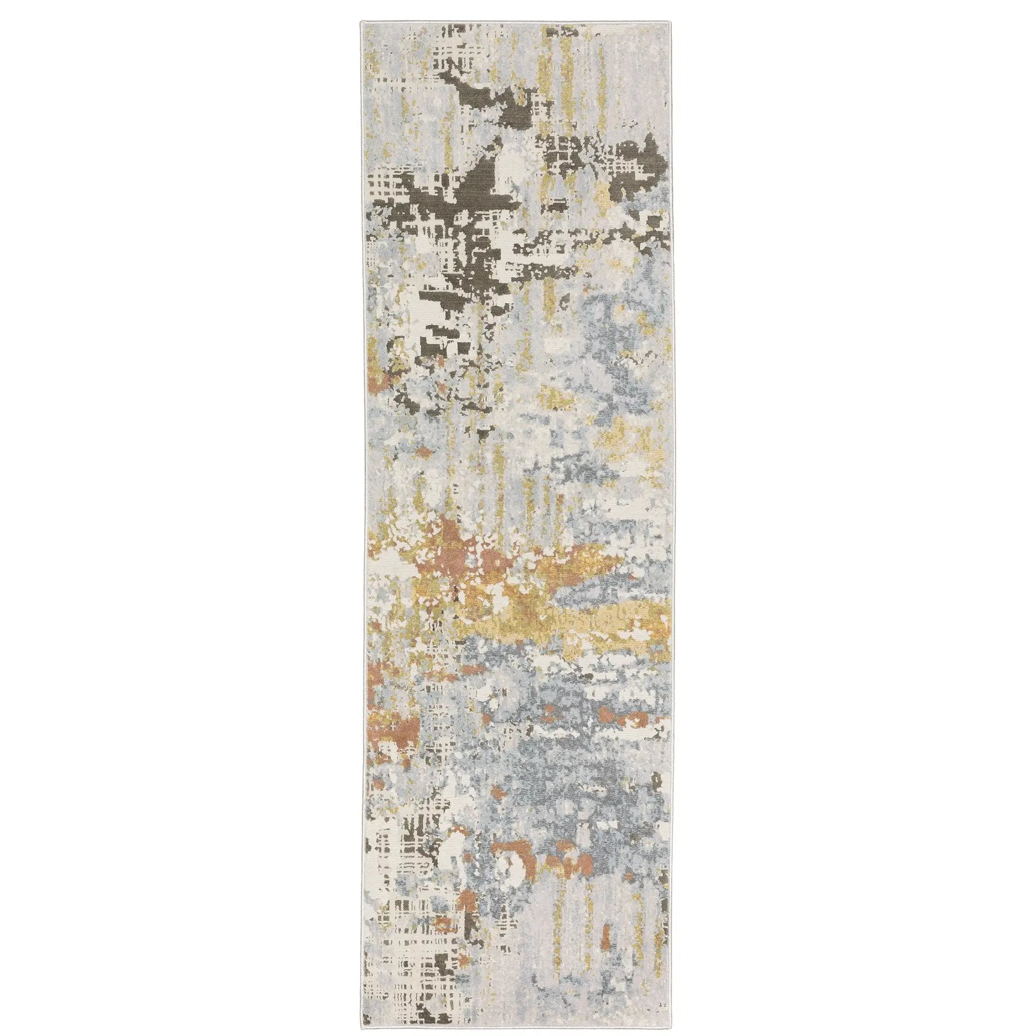 Caravan 1340W Grey/ Blue Area Rug by Oriental Weavers