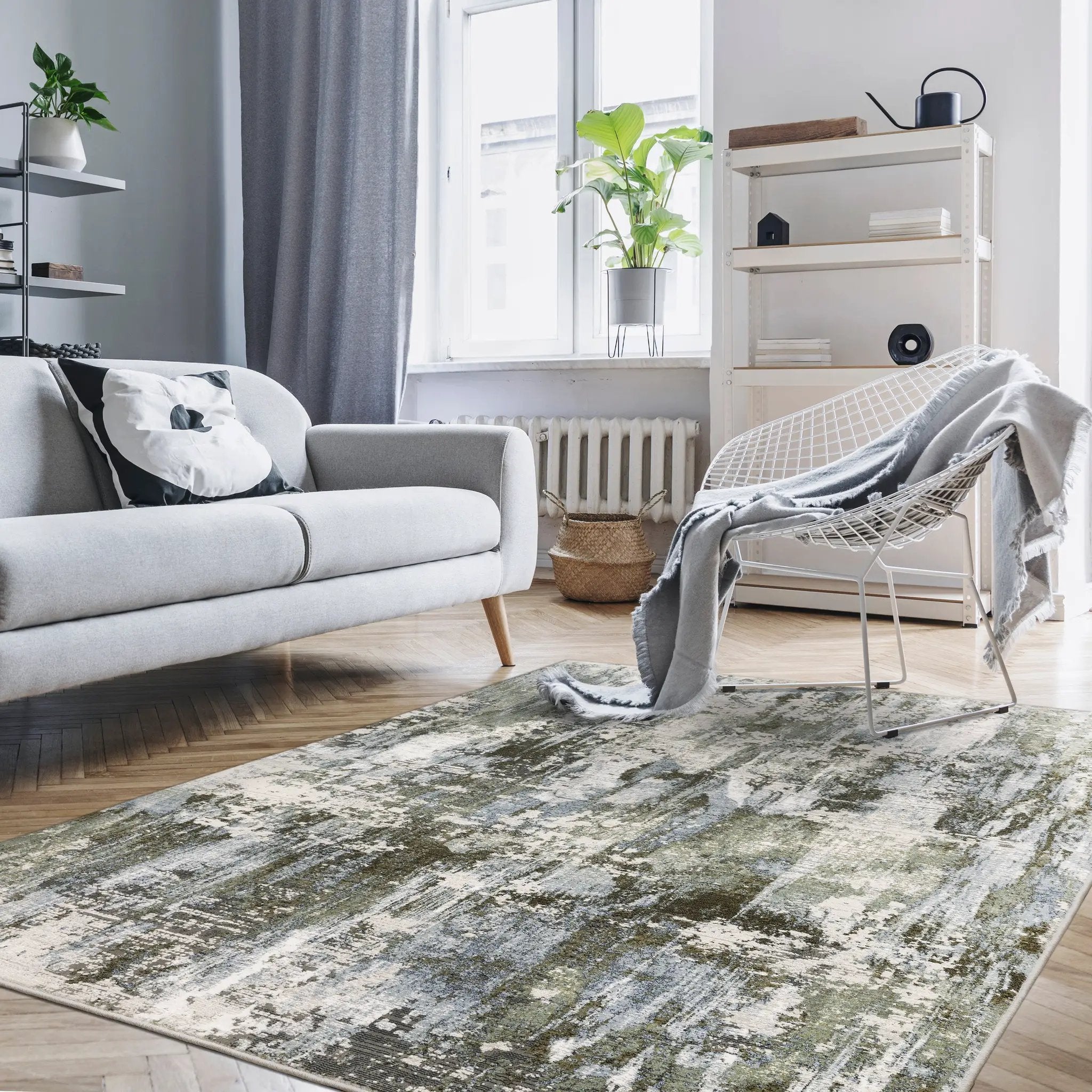 Caravan 2060F Green/ Blue Area Rug by Oriental Weavers