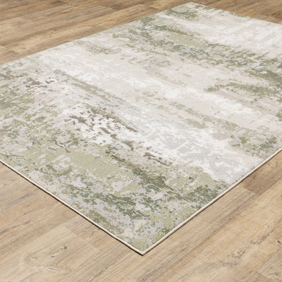 Oriental Weavers Caravan 2061W soft area rug featuring textured design in beige/ green tones