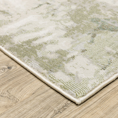 Oriental Weavers Caravan 2061W soft area rug featuring textured design in beige/ green tones