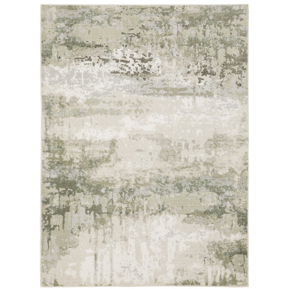 Oriental Weavers Caravan 2061W soft area rug featuring textured design in beige/ green tones