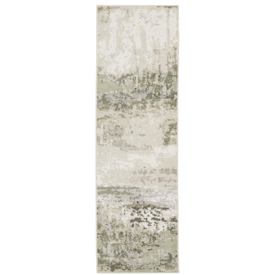 Oriental Weavers Caravan 2061W soft area rug featuring textured design in beige/ green tones