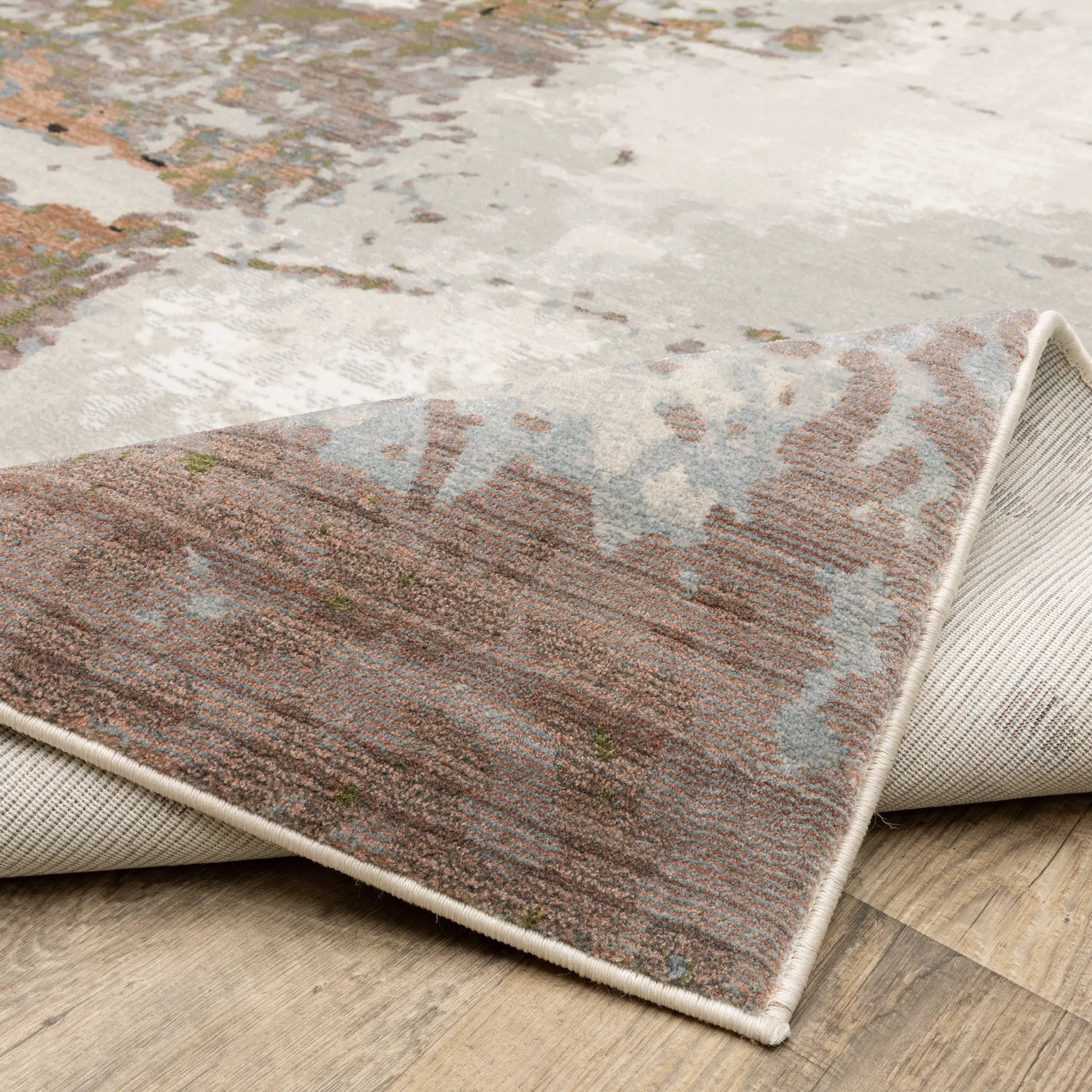 Caravan 4150Z Grey/ Pink Area Rug by Oriental Weavers