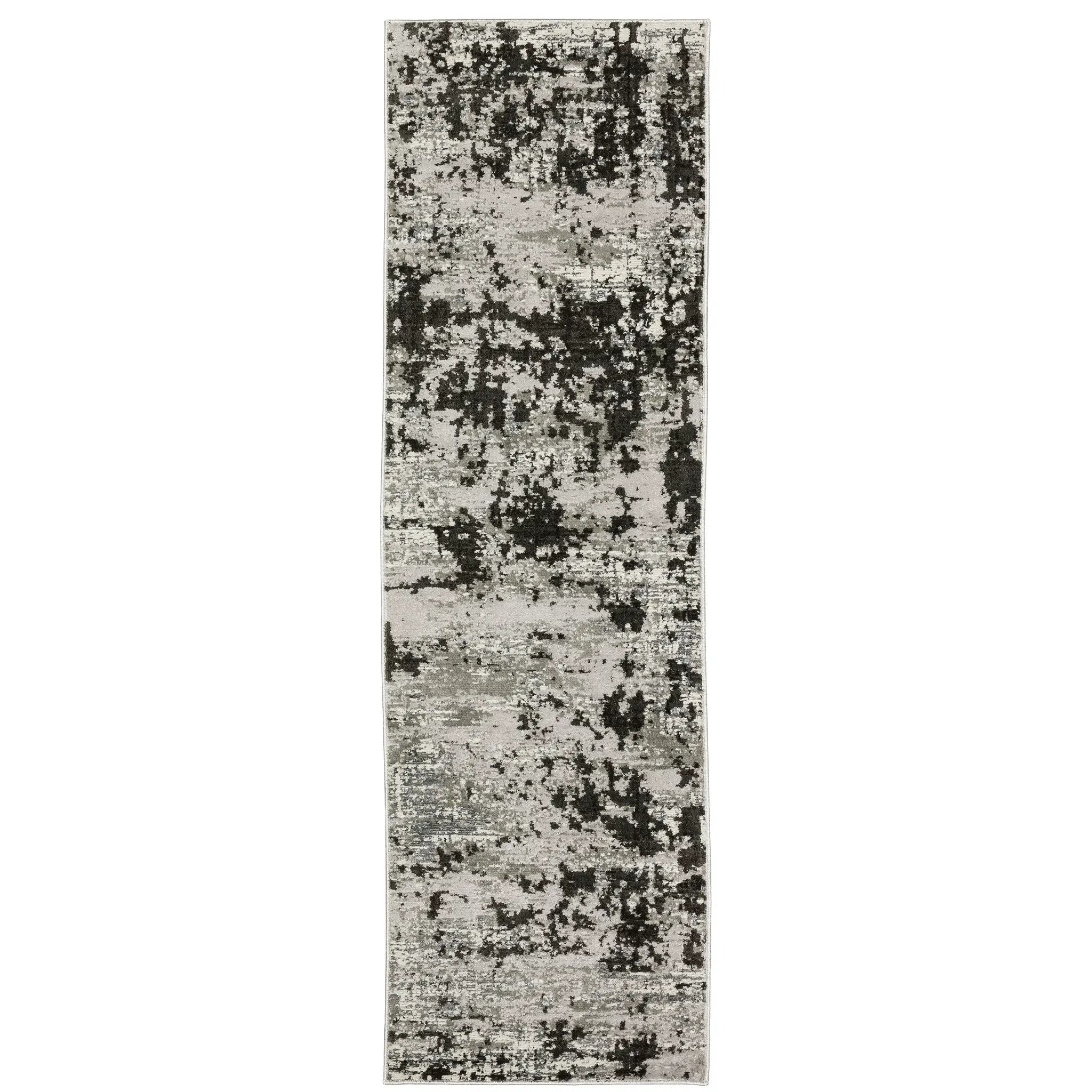 Caravan 4153Q Grey/ Black Area Rug by Oriental Weavers