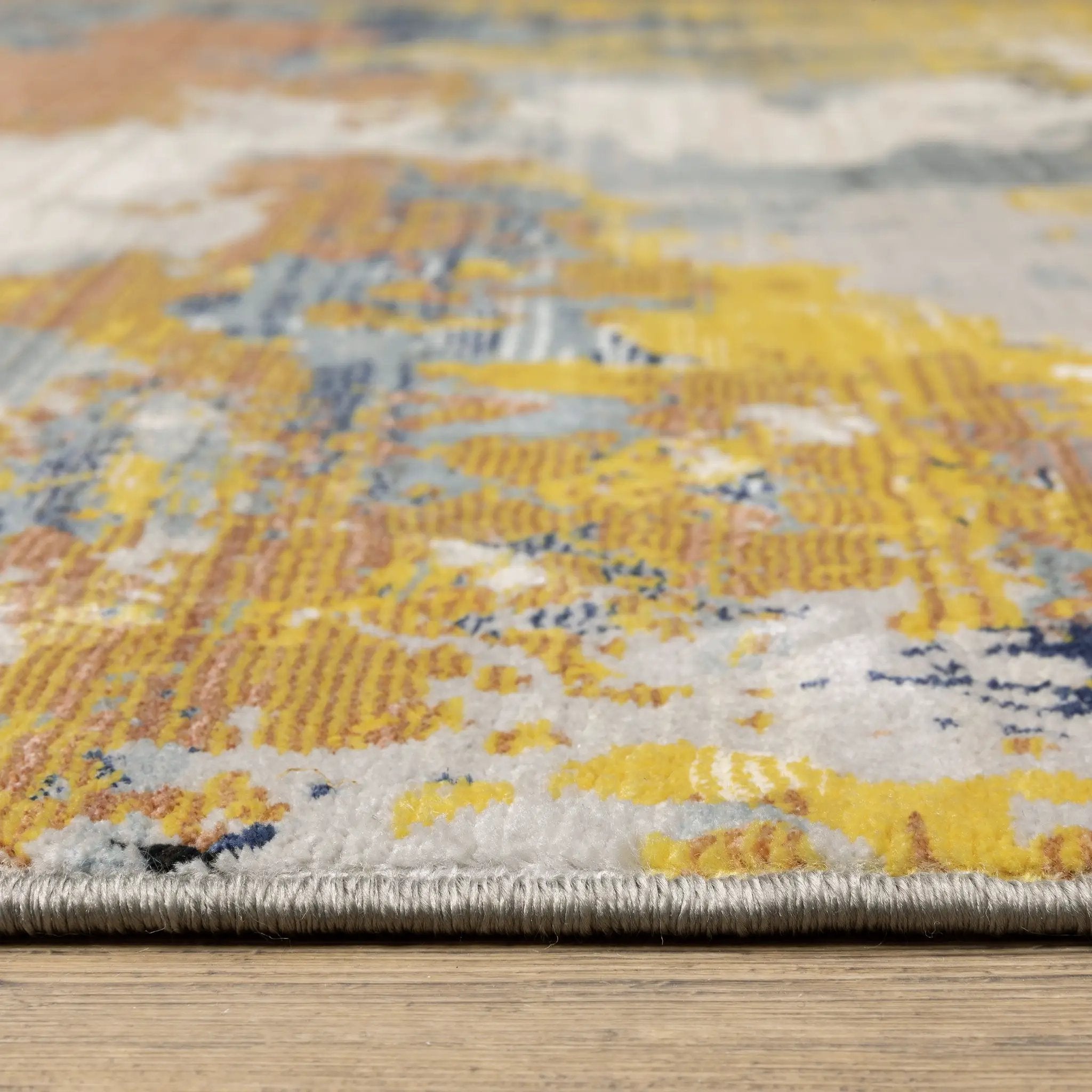 Caravan 530V8 Yellow/ Blue Area Rug by Oriental Weavers