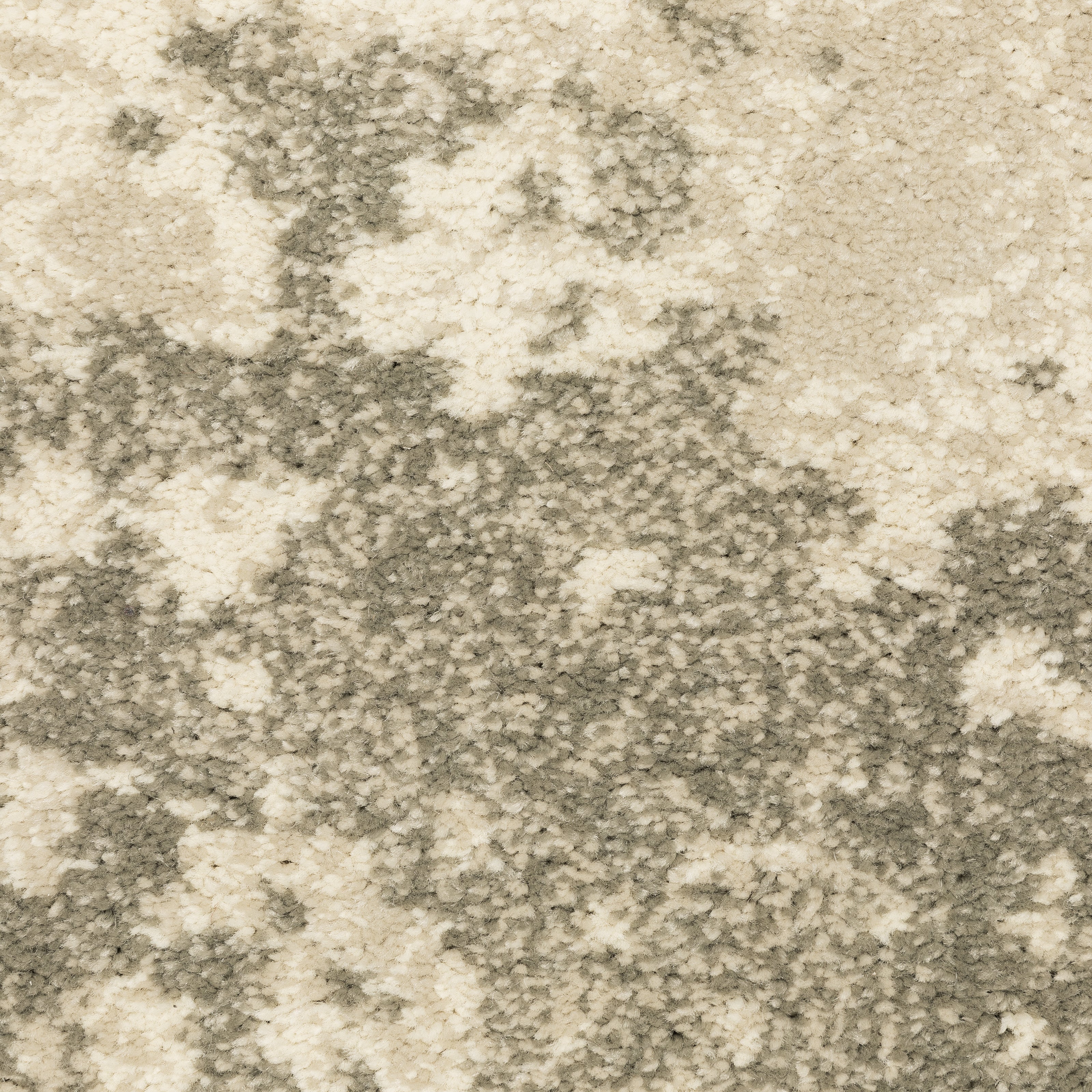 Oriental Weavers Carson 0734D plush modern rug featuring abstract pattern in beige/ grey tones