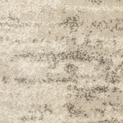 Oriental Weavers Carson 0735A plush modern rug featuring abstract pattern in beige/ grey tones