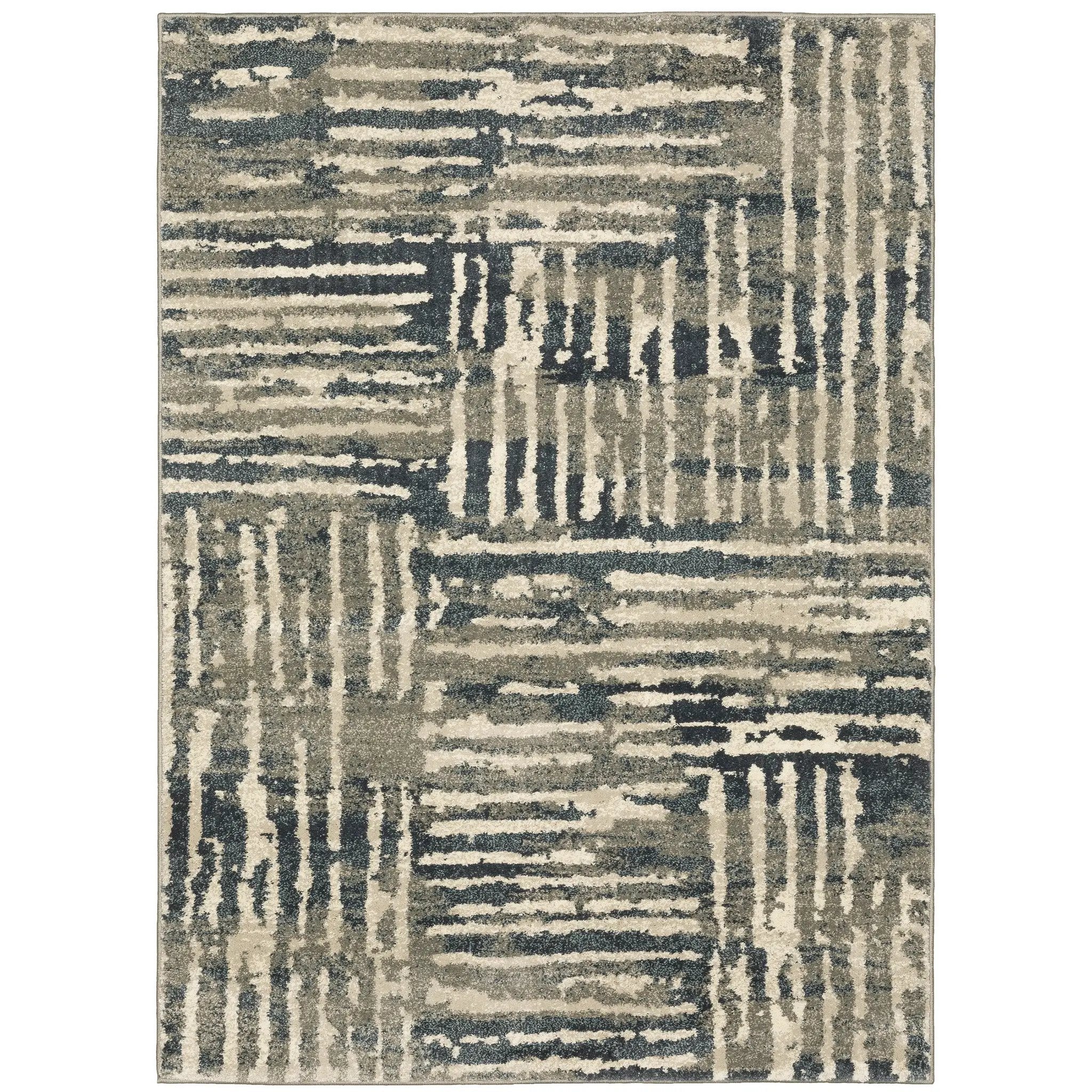 Carson 0745C Blue/ Beige Area Rug by Oriental Weavers