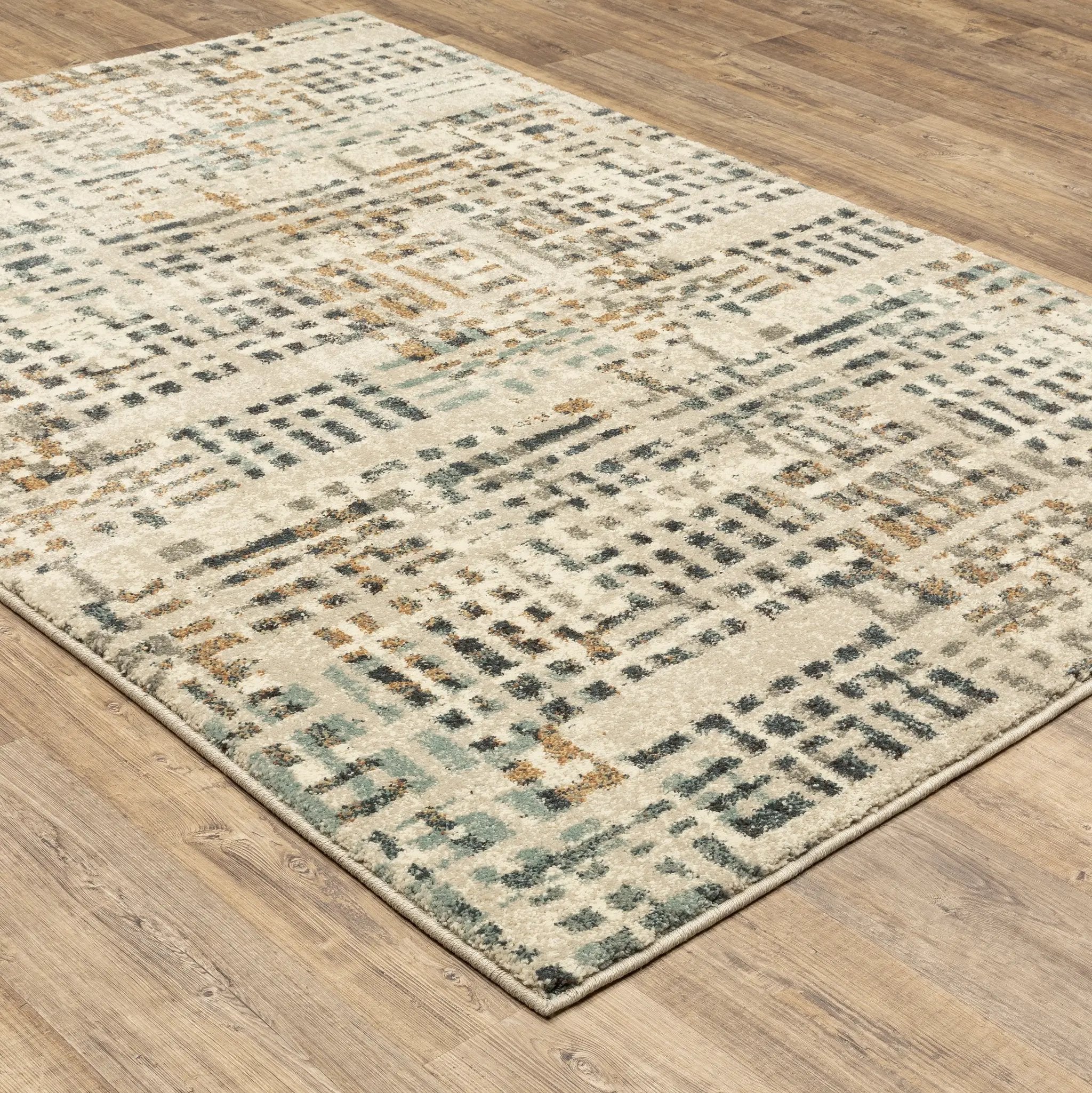 Carson 0748F Beige/ Grey Area Rug by Oriental Weavers