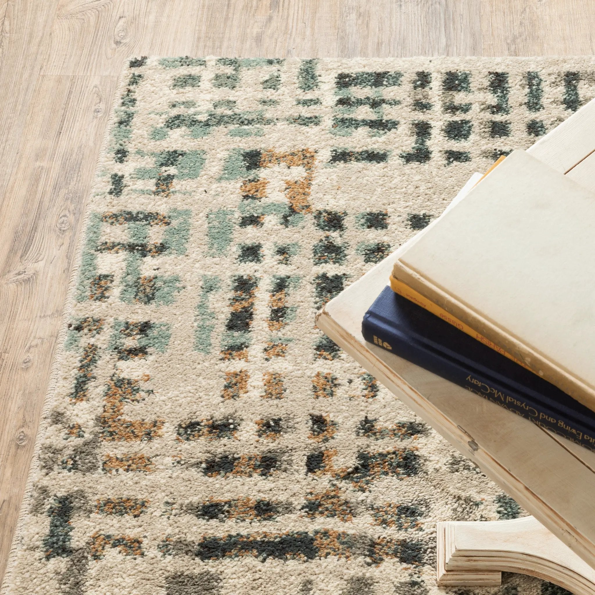 Carson 0748F Beige/ Grey Area Rug by Oriental Weavers