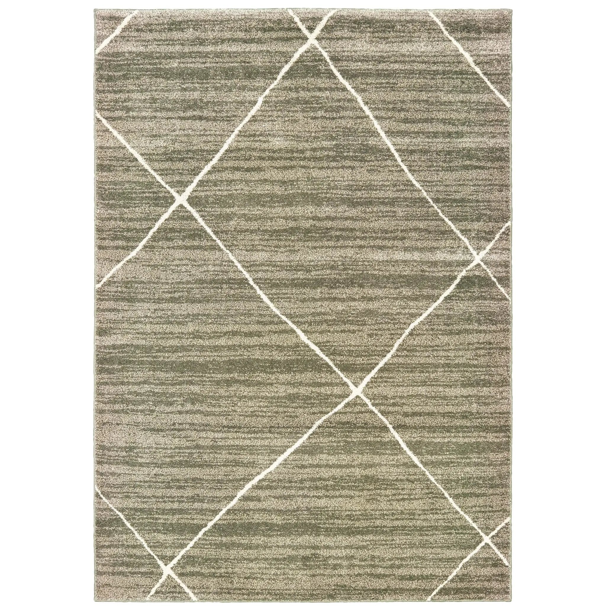 Carson 9661A Grey/ Ivory Area Rug by Oriental Weavers