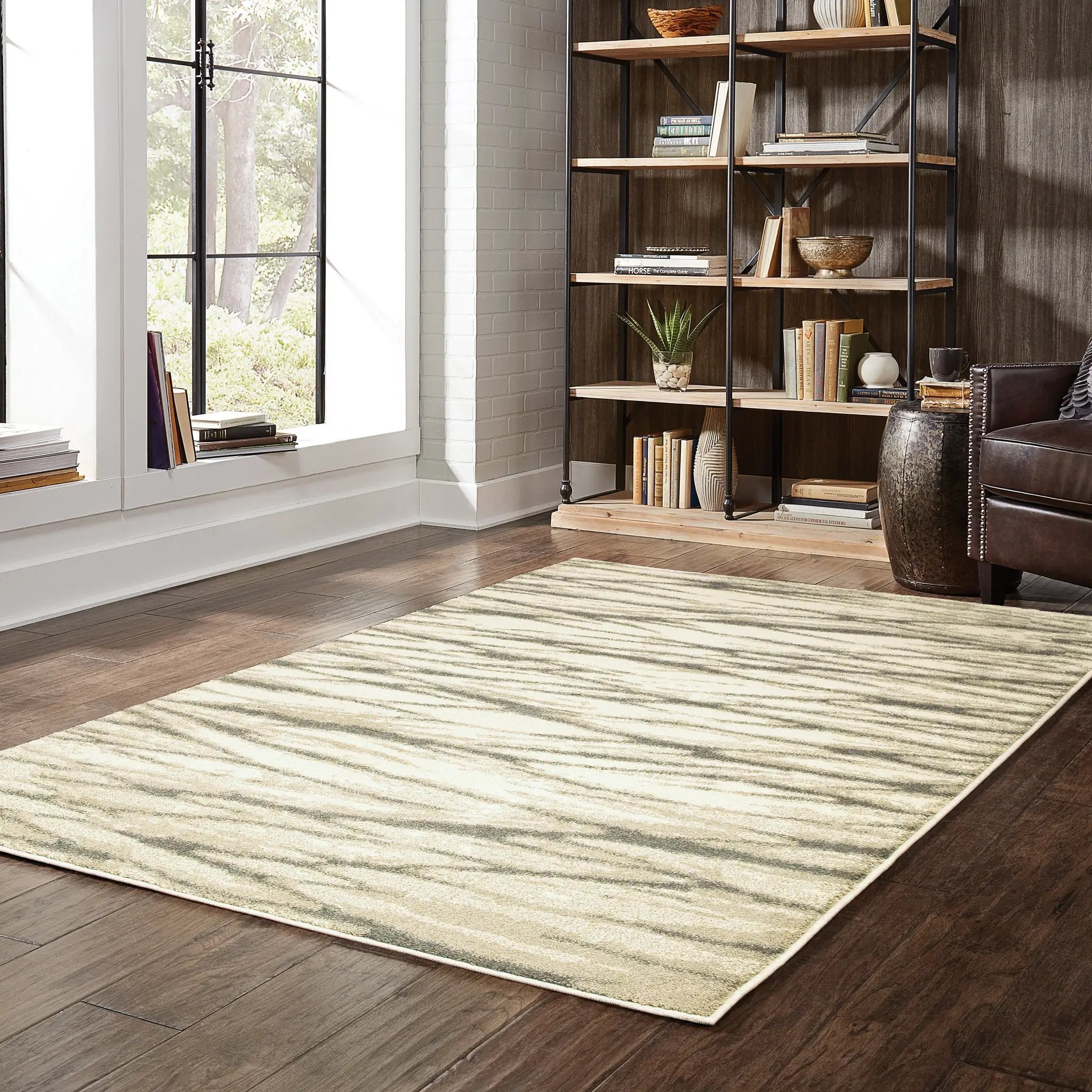 Carson 9671C Ivory/ Sand Area Rug by Oriental Weavers