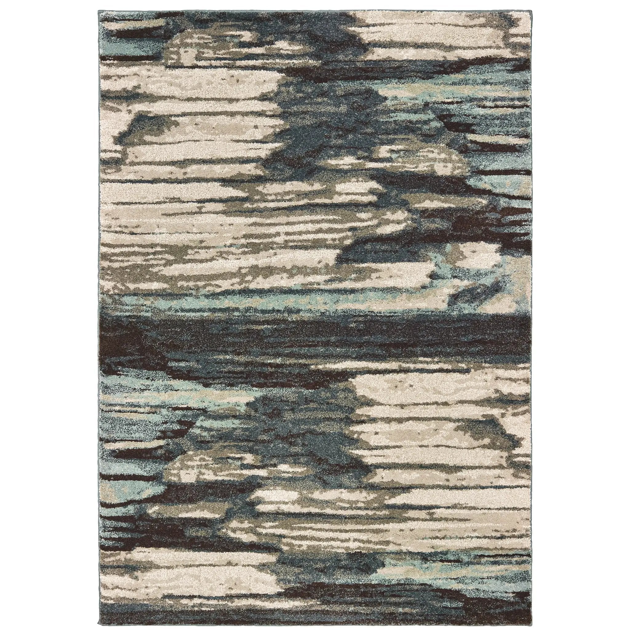 Carson 9675A Blue/ Brown Area Rug by Oriental Weavers