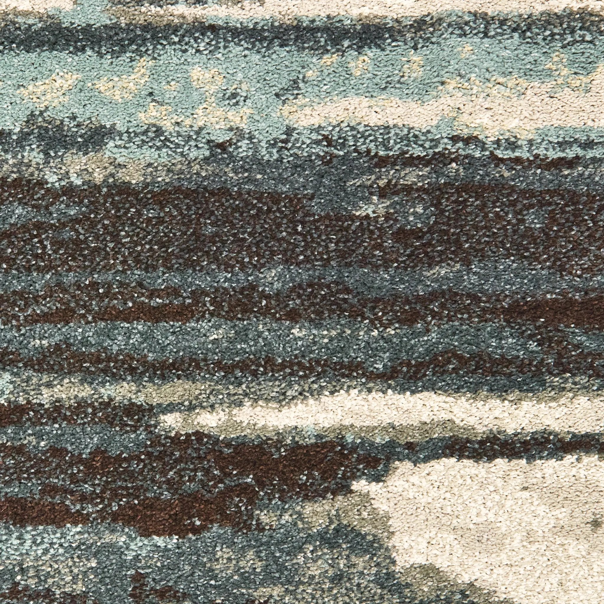 Carson 9675A Blue/ Brown Area Rug by Oriental Weavers