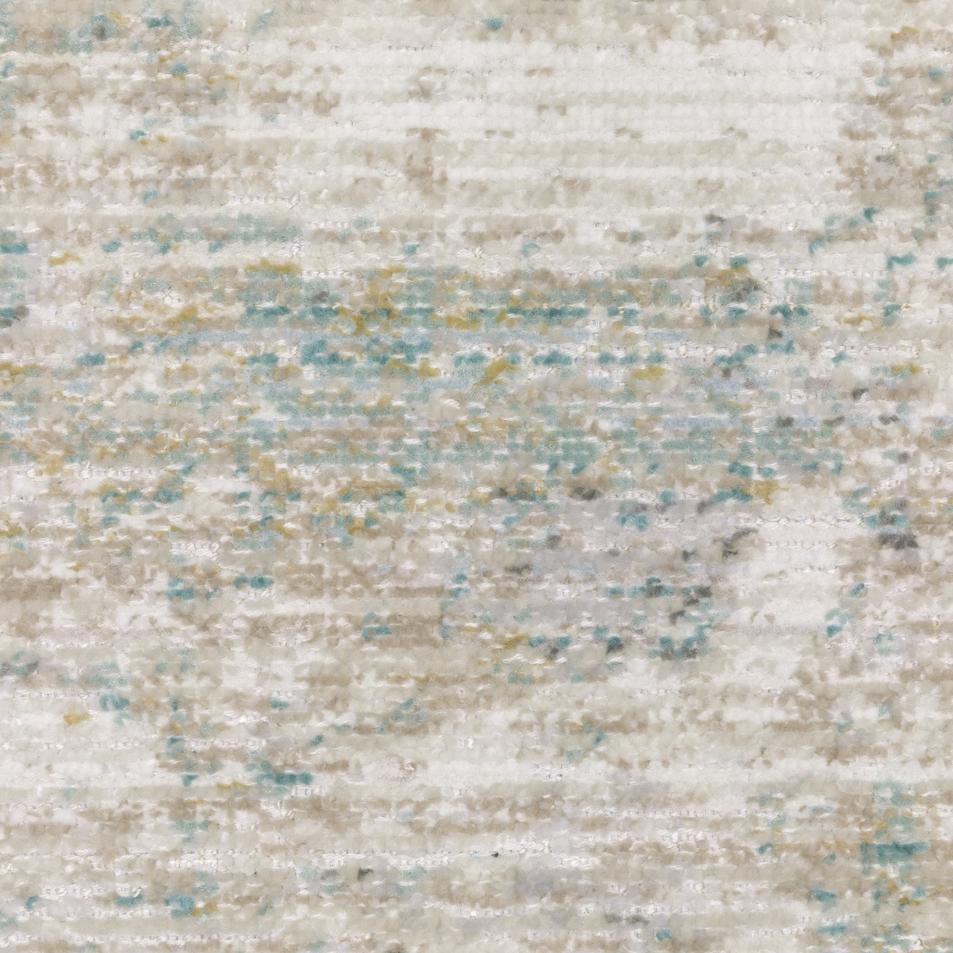 Oriental Weavers Cavett CAV01 soft transitional rug featuring decorative pattern in ivory/ teal tones