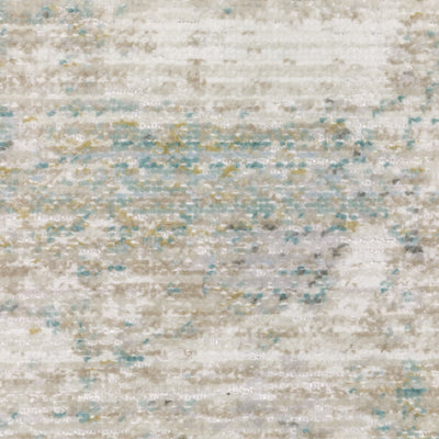Oriental Weavers Cavett CAV01 soft transitional rug featuring decorative pattern in ivory/ teal tones
