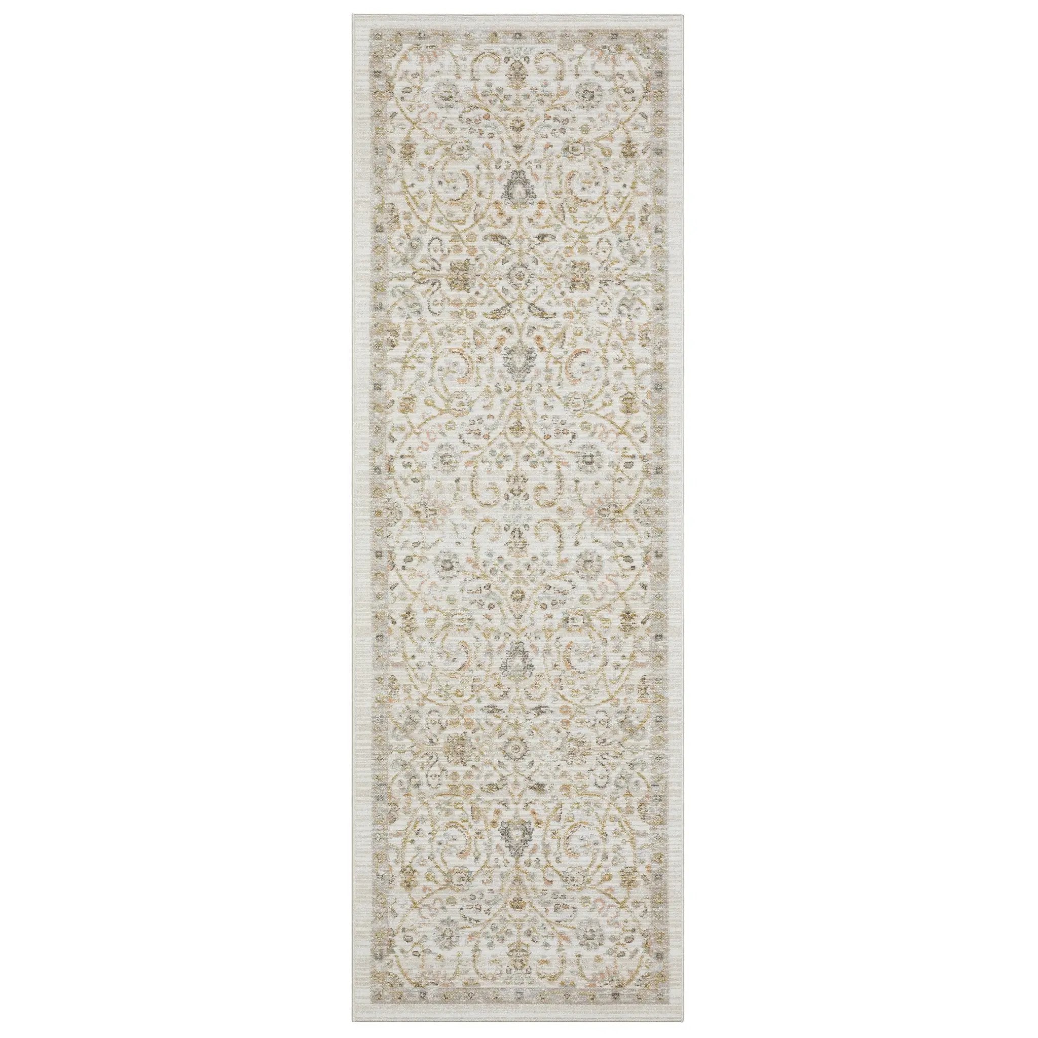 Cavett CAV05 Ivory/ Gold Area Rug by Oriental Weavers