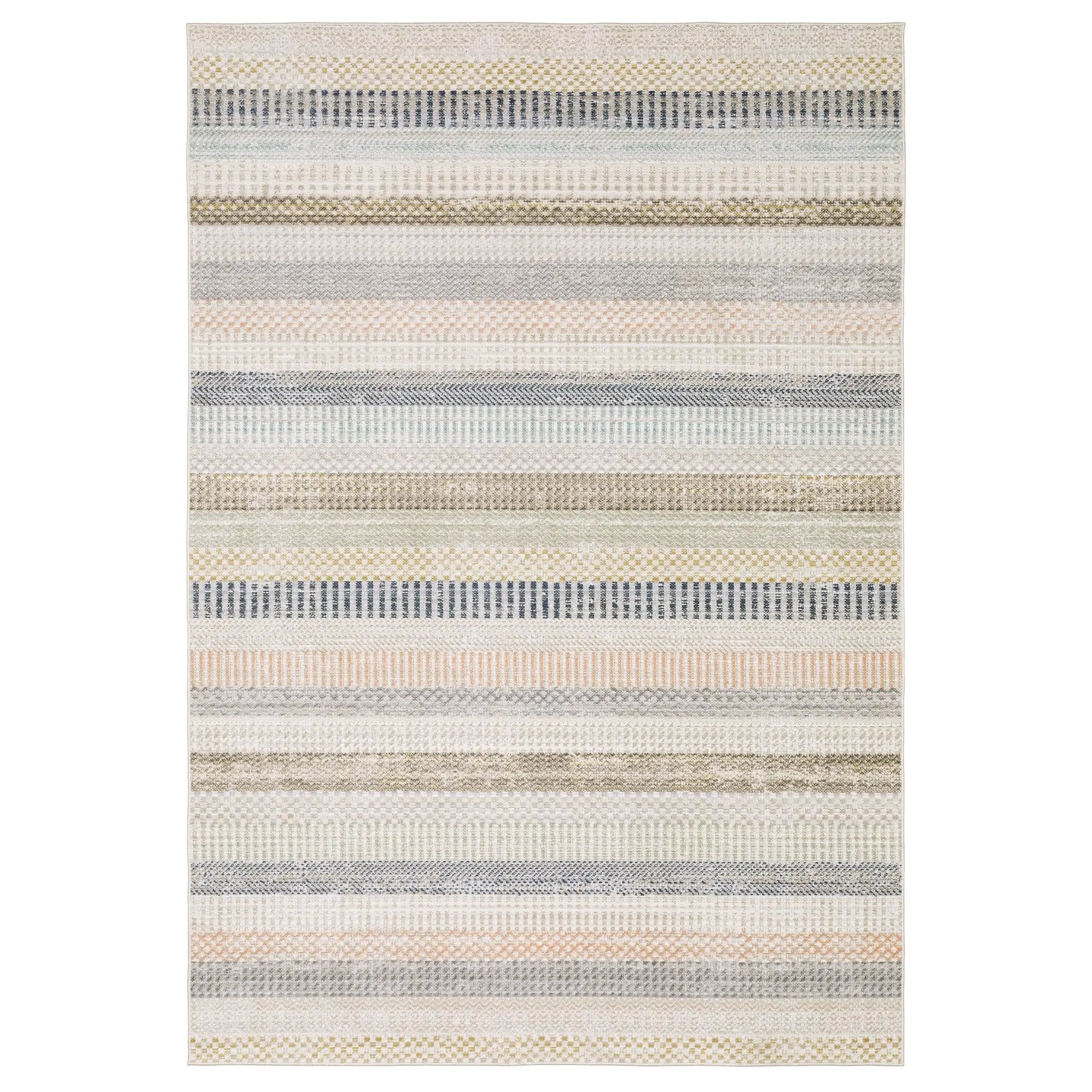 Cavett CAV08 Ivory/ Multi Area Rug by Oriental Weavers