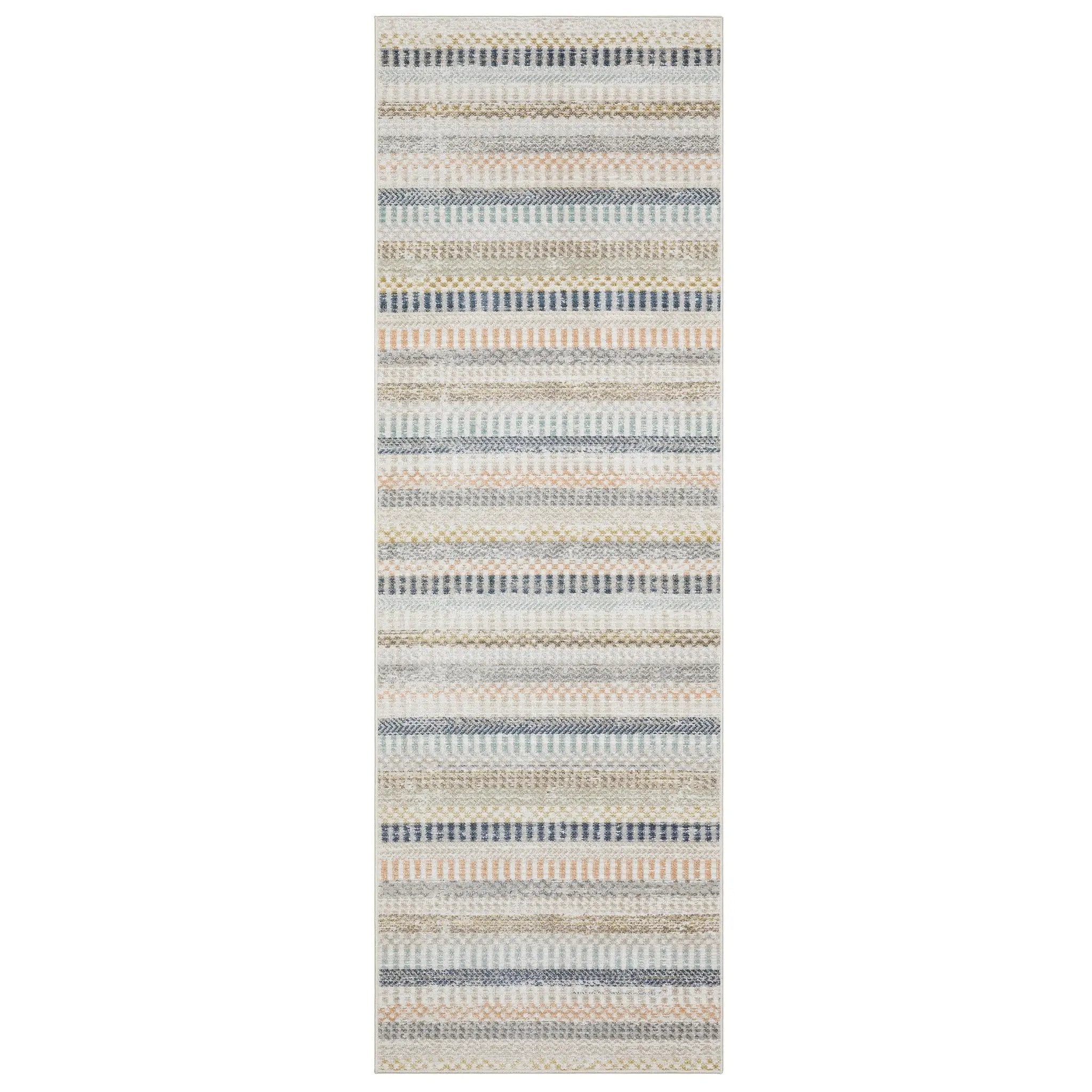 Cavett CAV08 Ivory/ Multi Area Rug by Oriental Weavers