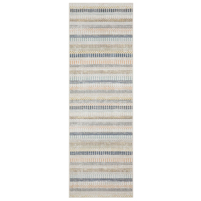 Oriental Weavers Cavett CAV08 soft transitional rug featuring decorative pattern in ivory/ multi tones