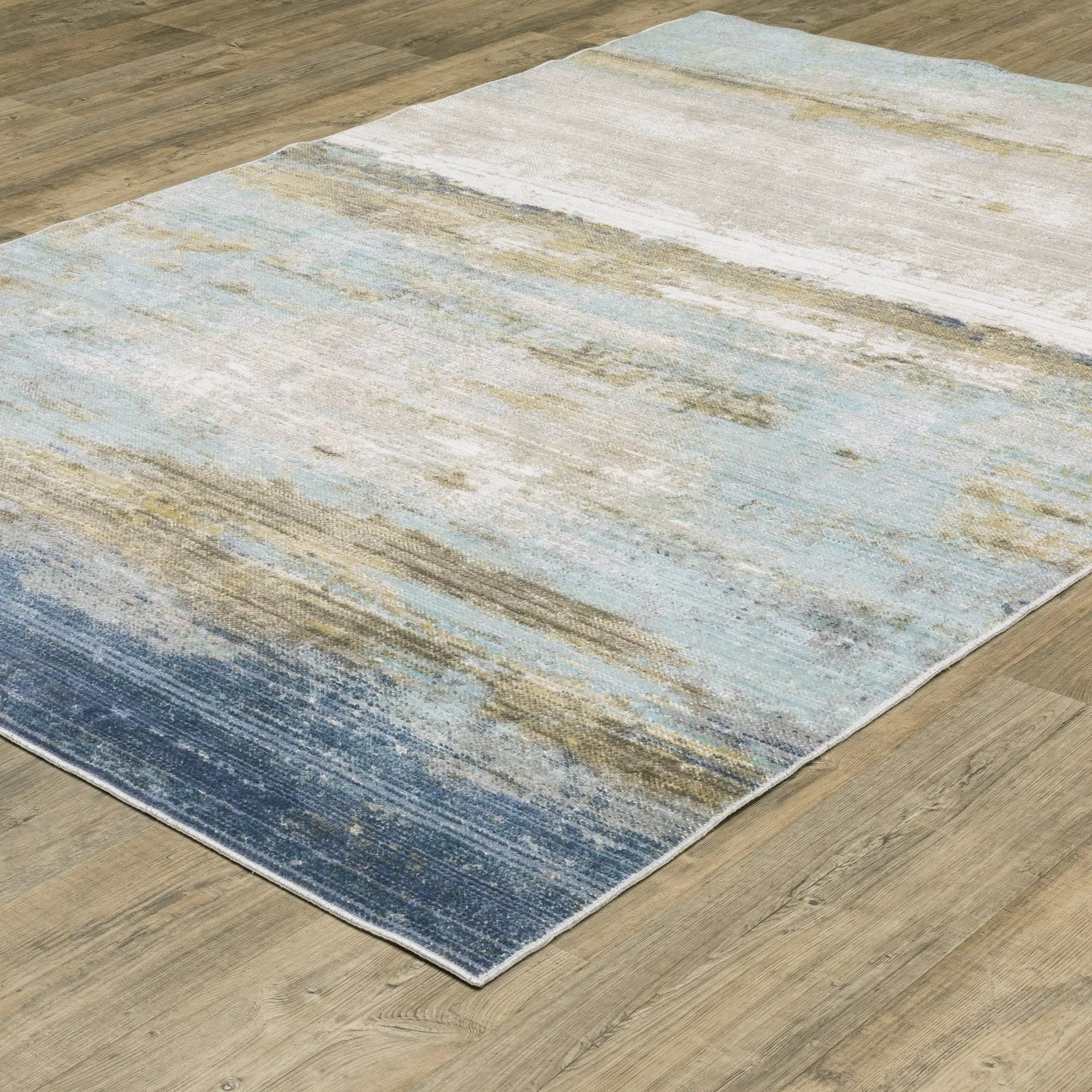 Cavett CAV09 Blue/ Beige Area Rug by Oriental Weavers