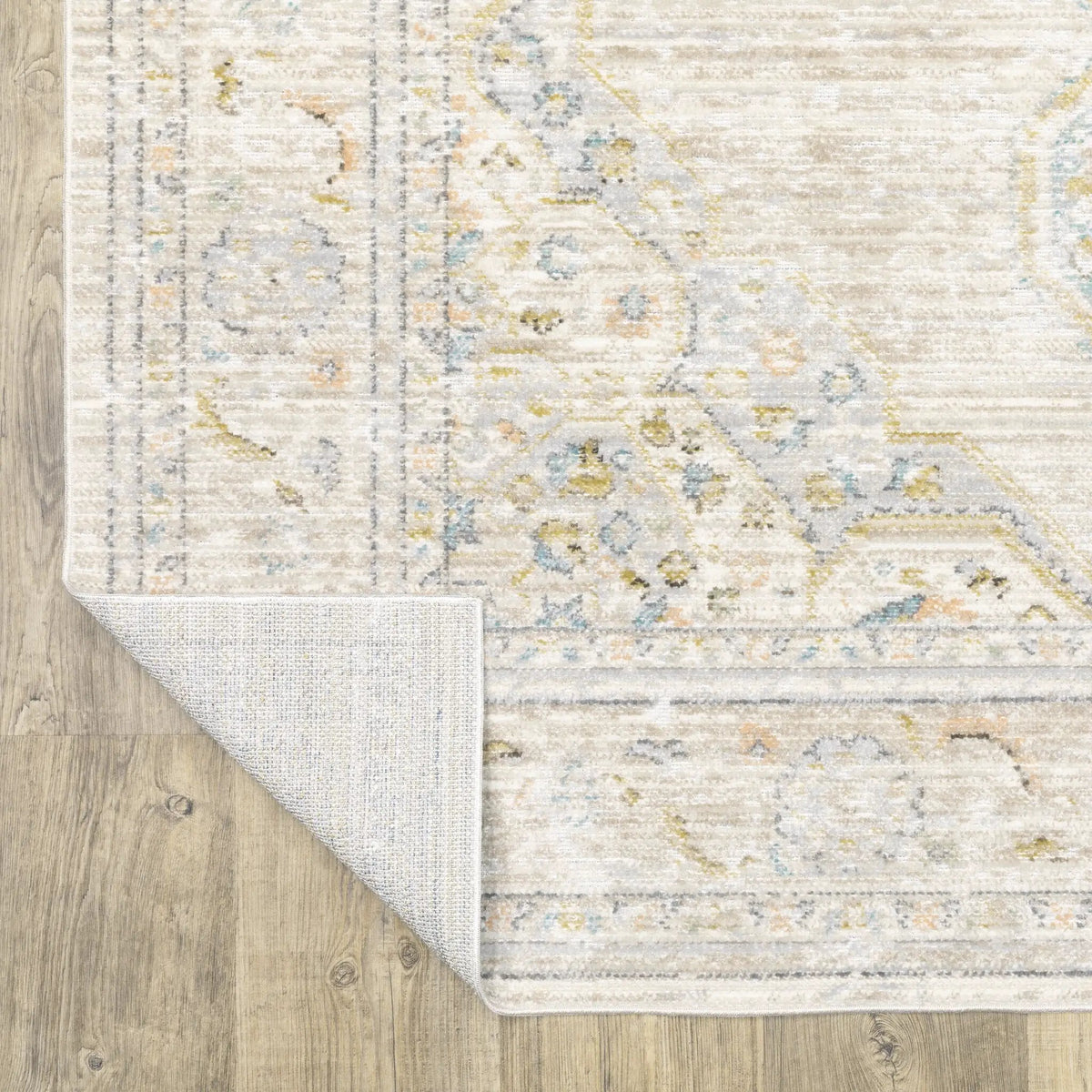 Cavett CAV11 Beige/ Blue Area Rug by Oriental Weavers
