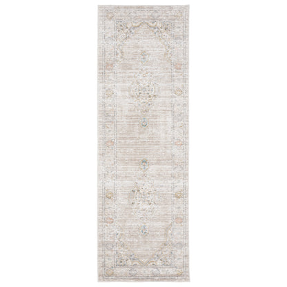 Oriental Weavers Cavett CAV11 soft transitional rug featuring decorative pattern in beige/ blue tones