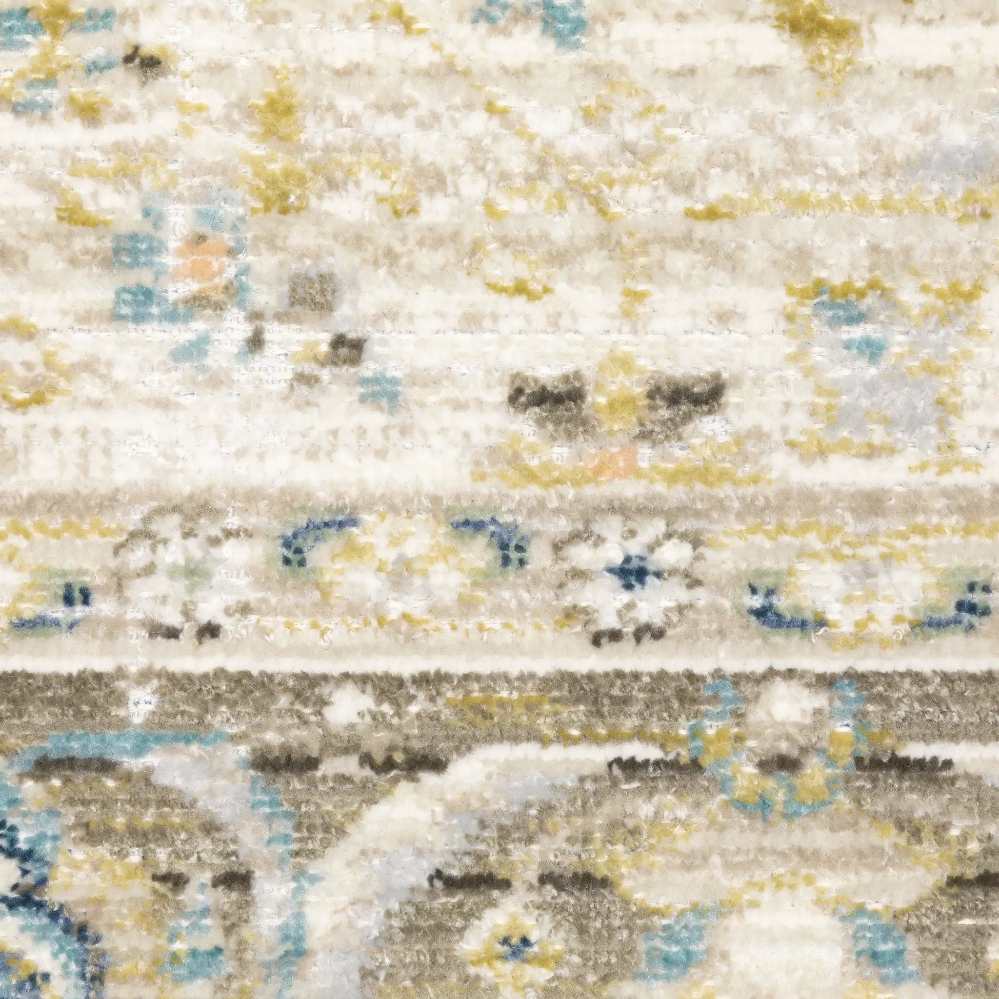 Cavett CAV12 Brown/ Blue Area Rug by Oriental Weavers