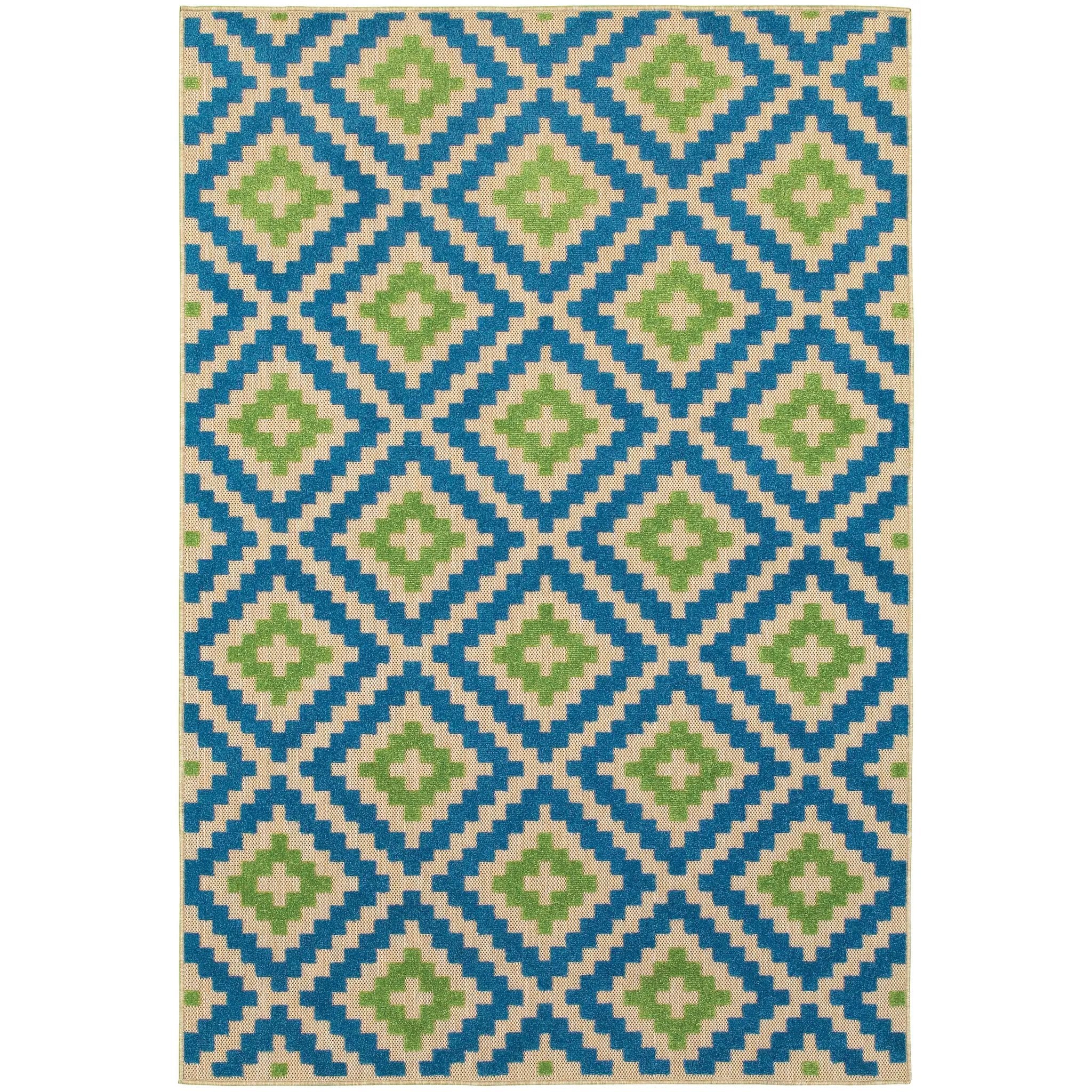 Cayman 2063Z Blue/ Green Area Rug by Oriental Weavers