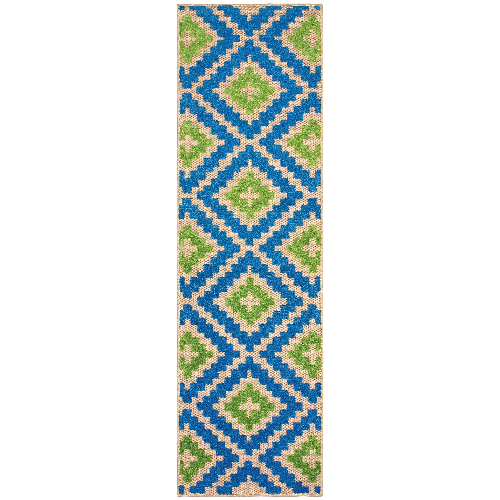 Cayman 2063Z Blue/ Green Area Rug by Oriental Weavers