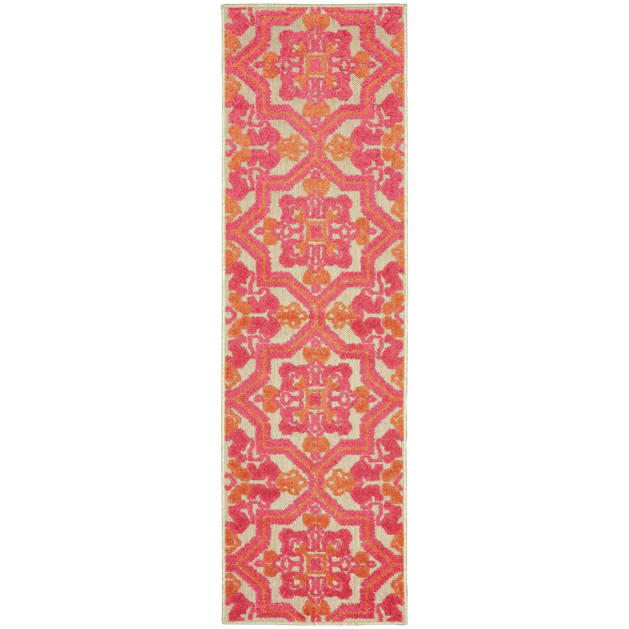 Cayman 2541V Sand/ Pink Area Rug by Oriental Weavers