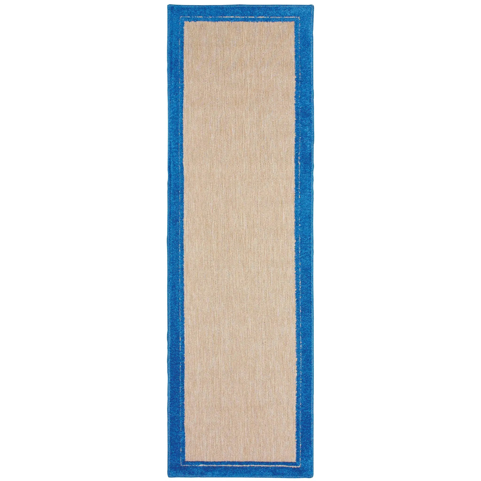 Cayman 5594B Sand/ Blue Area Rug by Oriental Weavers