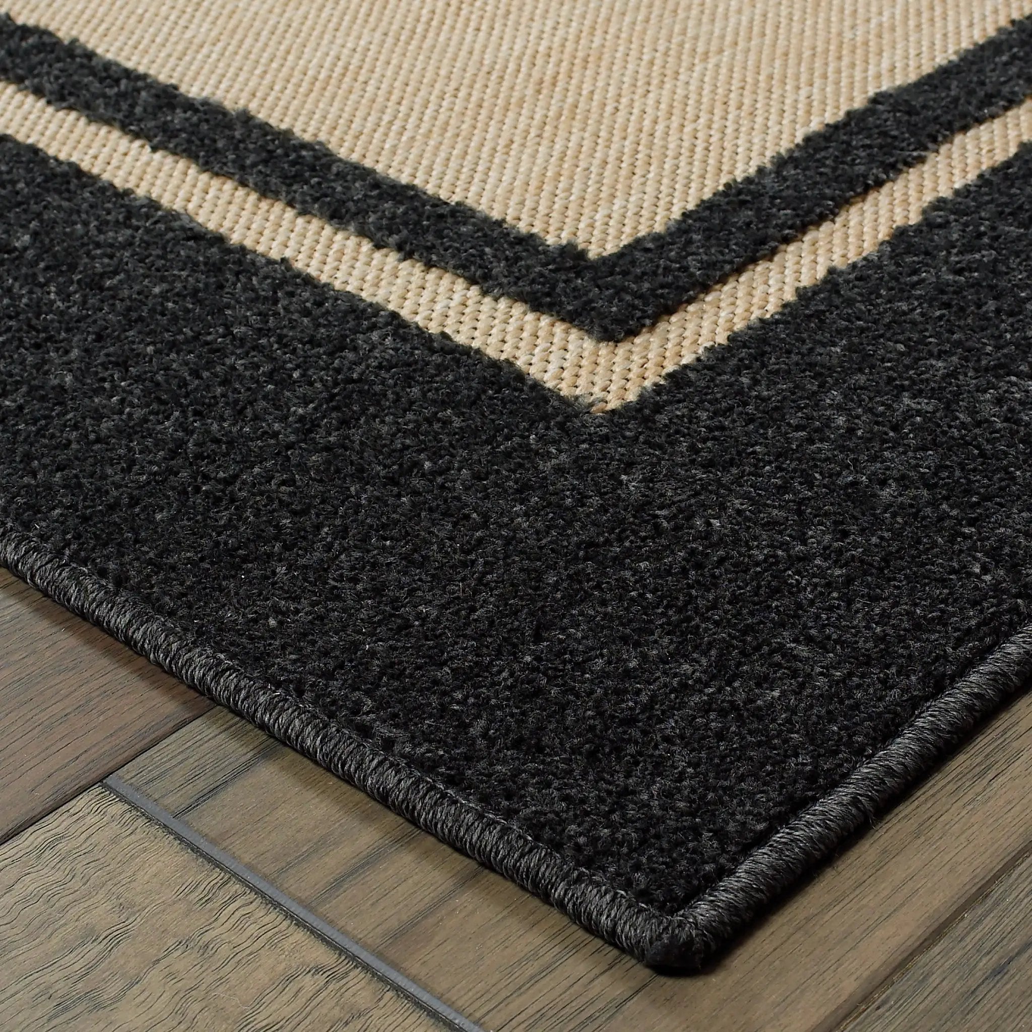 Cayman 5594K Sand/ Charcoal Area Rug by Oriental Weavers